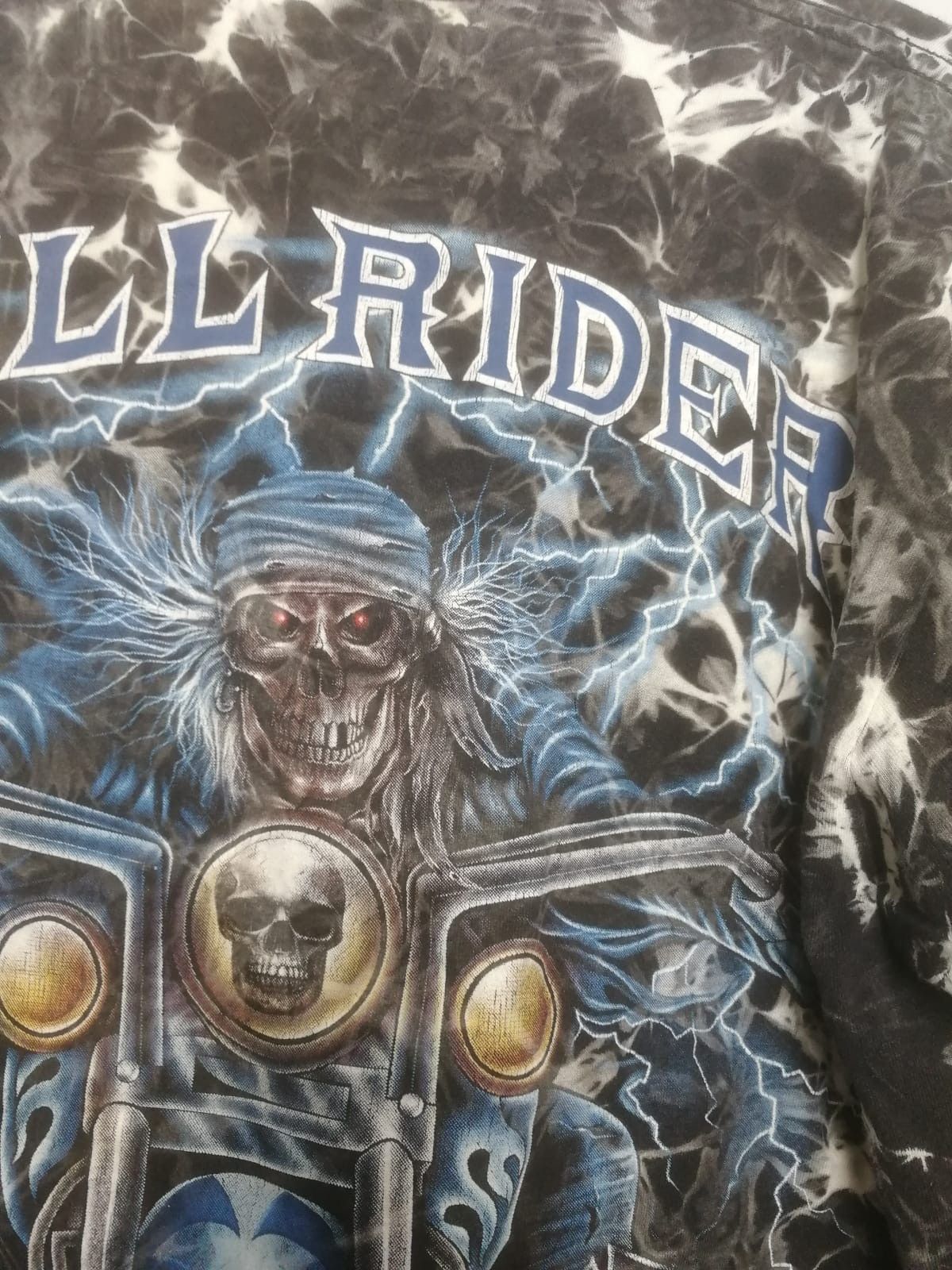 Band Tees Vintage hellrider Moto y2k tee vintage skull rare Size US L / EU 52-54 / 3 - 3 Thumbnail