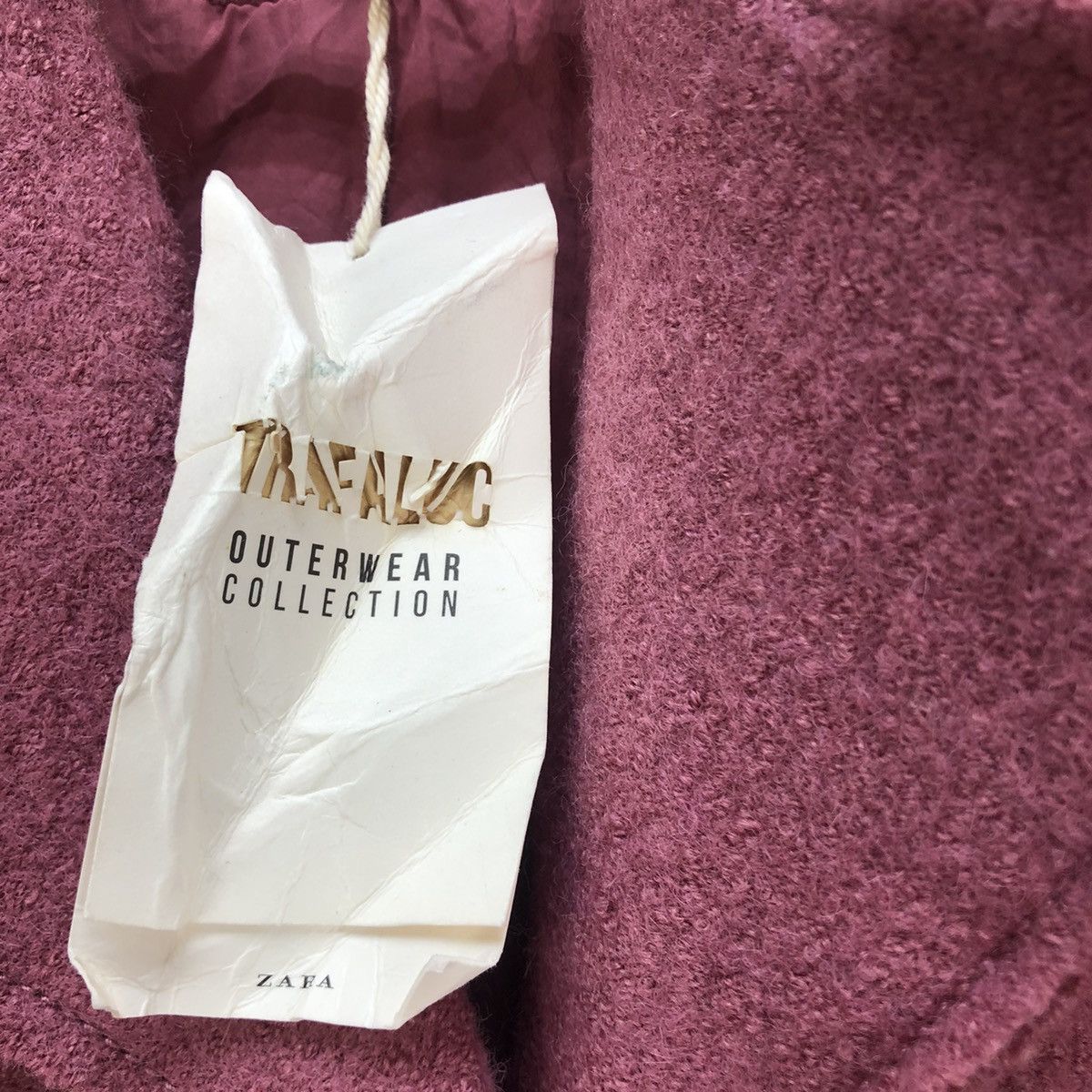 Aran Isles Knitwear Zara Trafaluc Double Collar Faded Jacket Size M / US 6-8 / IT 42-44 - 9 Thumbnail