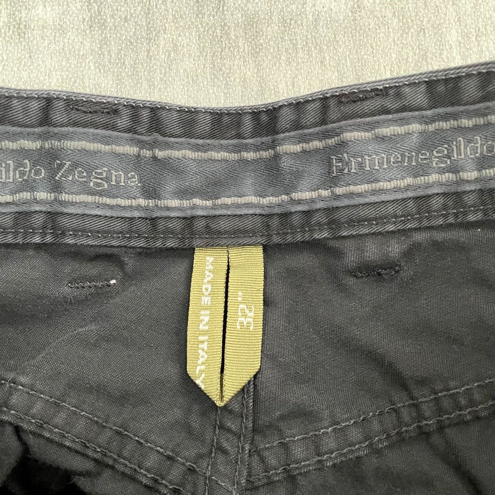 Ermenegildo Zegna Ermenegildo Zegna Jeans Adult 32 Black Denim 5-Pocket Logo Zipper Zegna City Mens Size US 32 / EU 48 - 7 Thumbnail