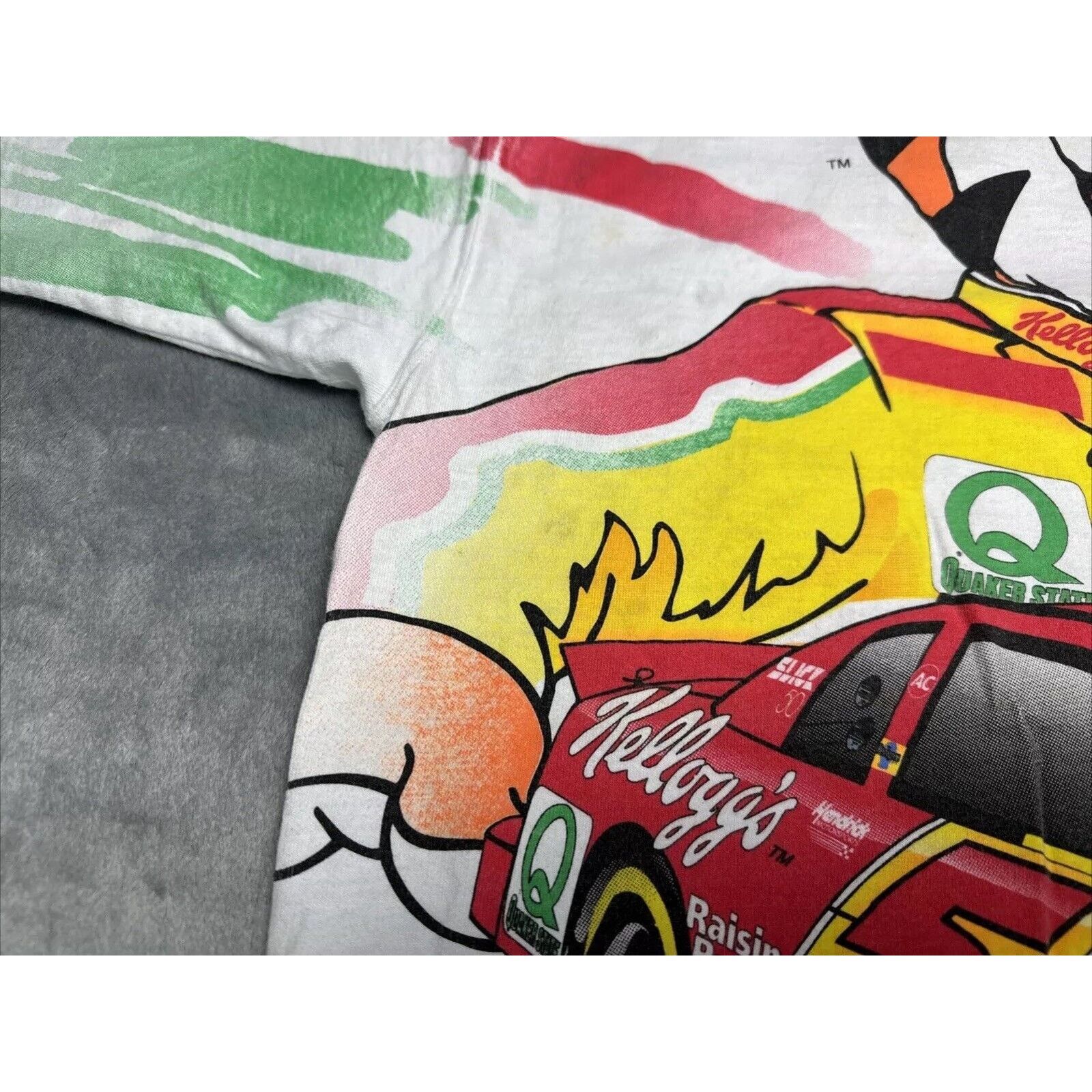 Fruit Of The Loom VTG 1996 Chase Mens XL NASCAR Terry Labonte Kelloggs AOP Size US XL / EU 56 / 4 - 9 Thumbnail
