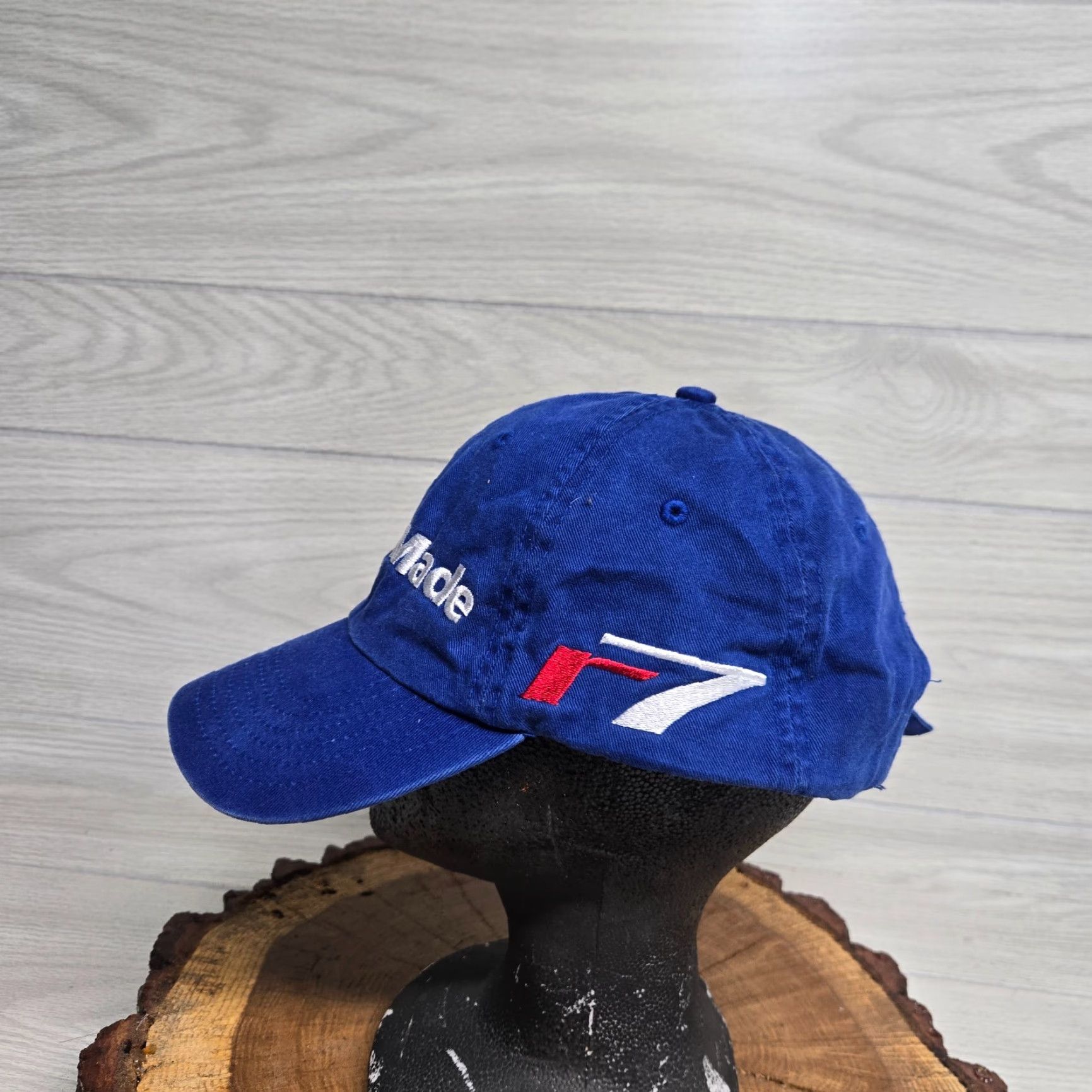 TaylorMade TaylorMade Hat Golf Adjustable Navy Blue Logo Men Strappedback Cap Navy Blue Colorful Sports 2010s? Size ONE SIZE - 2 Thumbnail