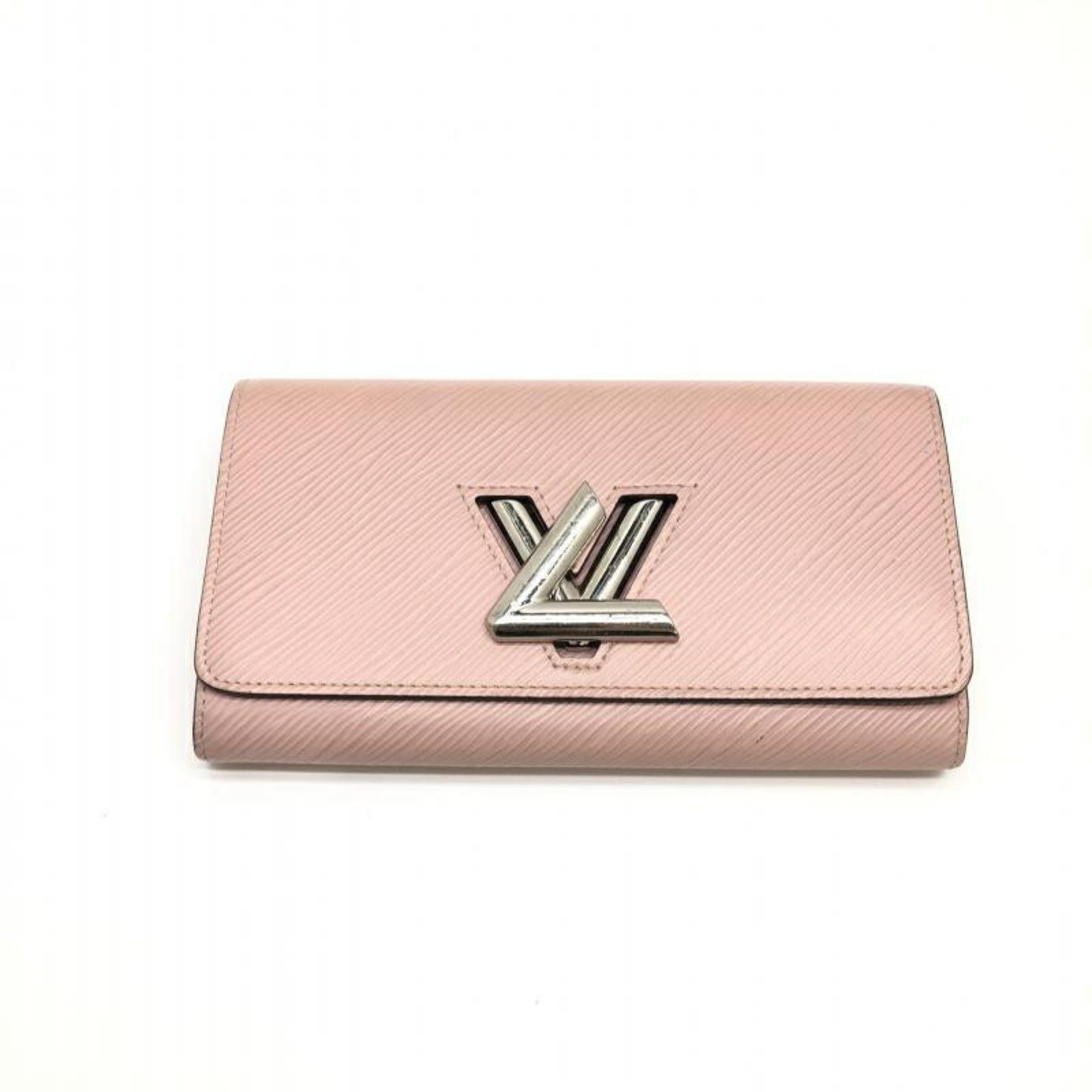 image of Louis Vuitton Galle Portefeuille Twist M67510 Bifold Long Wallet Pink, Women's