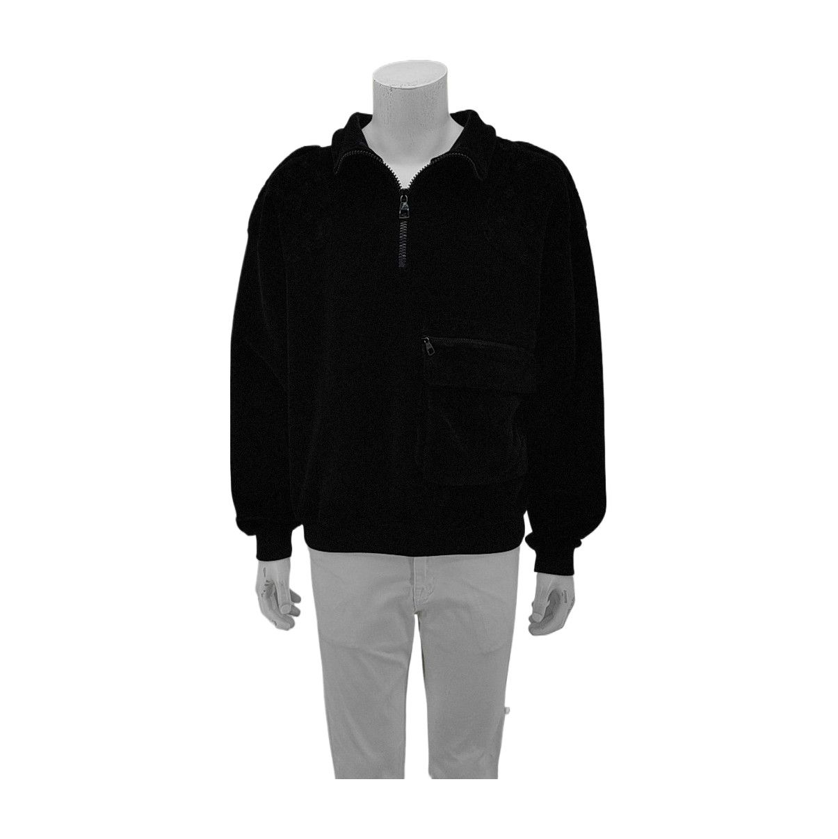 Louis Vuitton Louis Vuitton Monogram Velour Quarter-Zip M Size US M / EU 48-50 / 2 - 1 Thumbnail