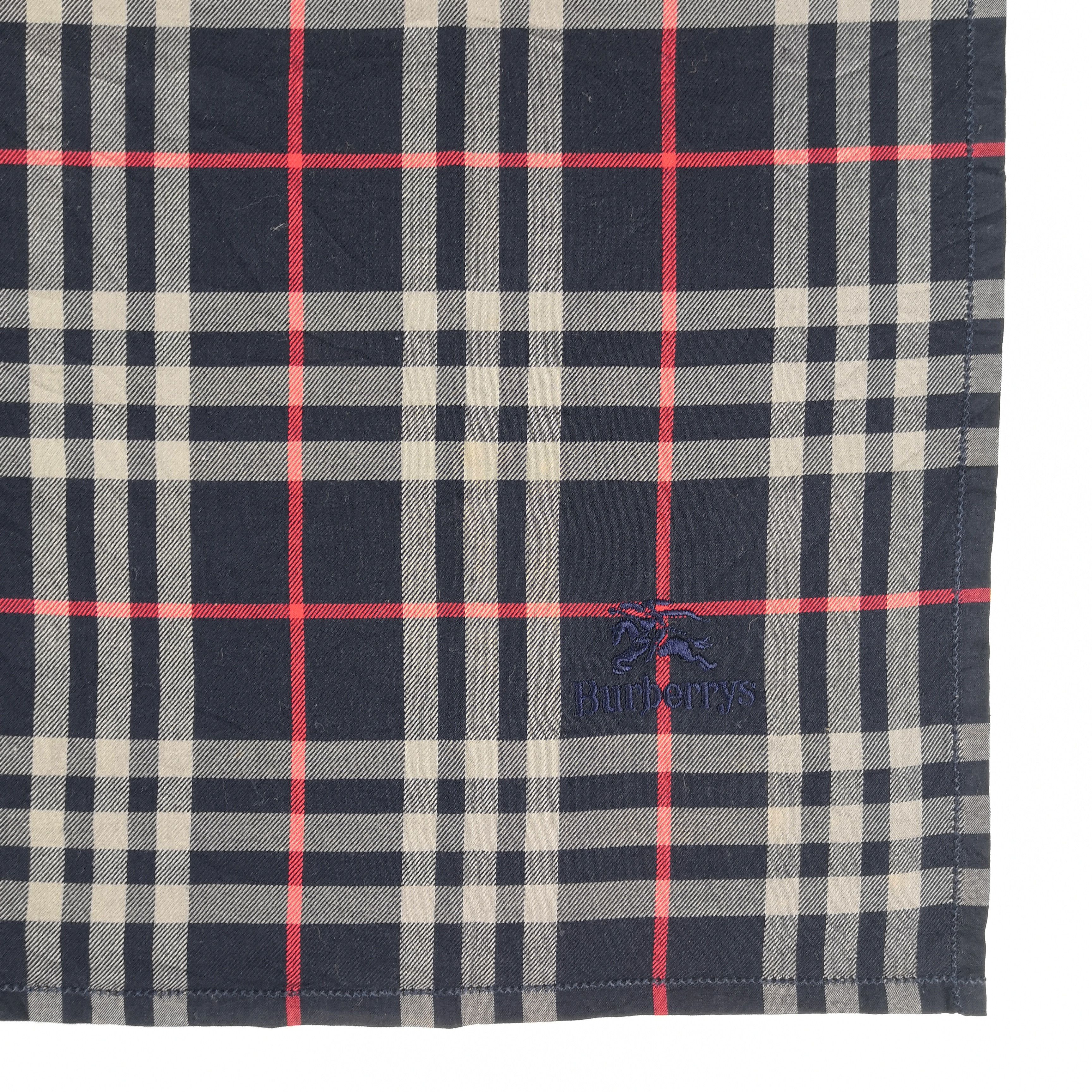 Burberry Vintage Burberry Handkerchief Bandana Pocket Square Size ONE SIZE - 3 Thumbnail