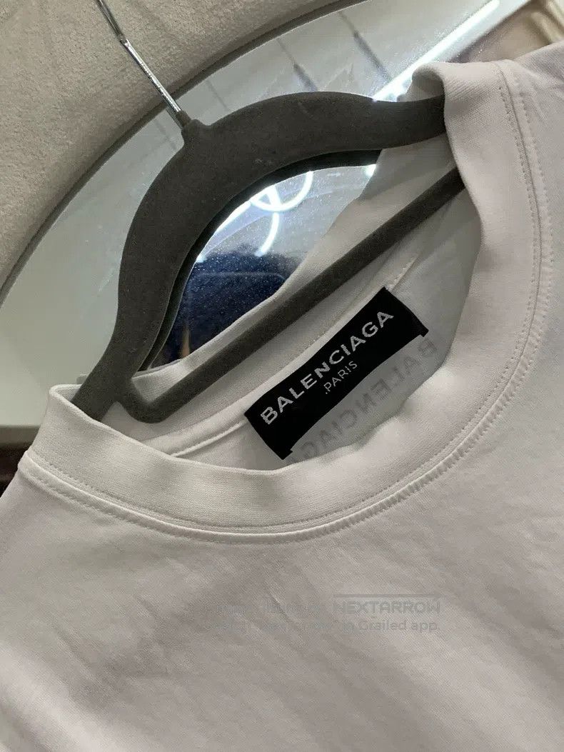 Balenciaga Balenciaga White Short Sleeve T-Shirt, Size L Size US L / EU 52-54 / 3 - 5 Thumbnail