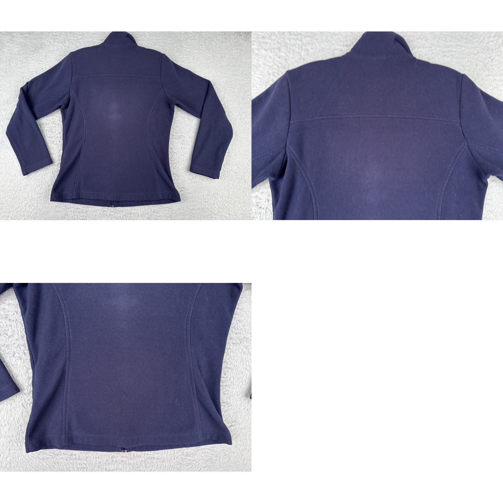 Vintage Columbia Jacket Womens Small Blue Full Zip 100% Polyester Fleece Mock Neck Size S / US 4 / IT 40 - 9 Thumbnail