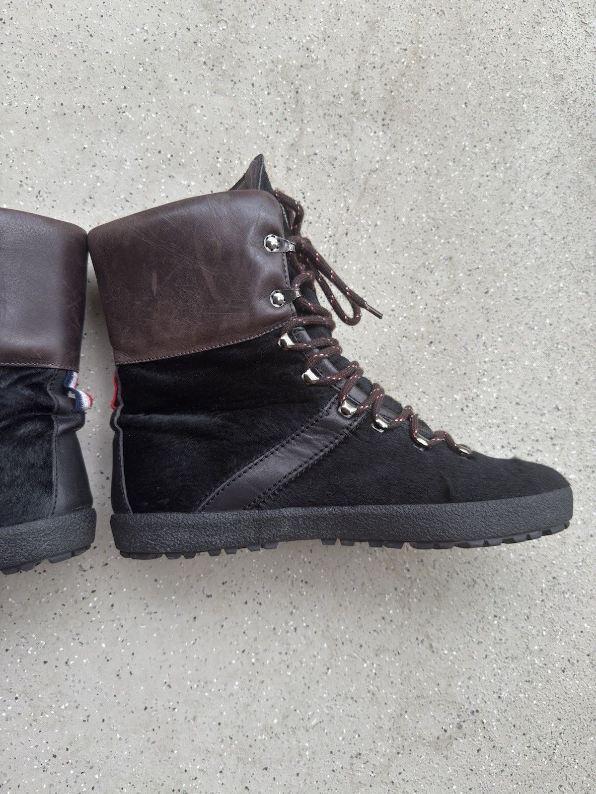 Moncler Moncler Pony Suede Sherpa combat snow Boots size 41 Size US 11 / IT 41 - 6 Thumbnail