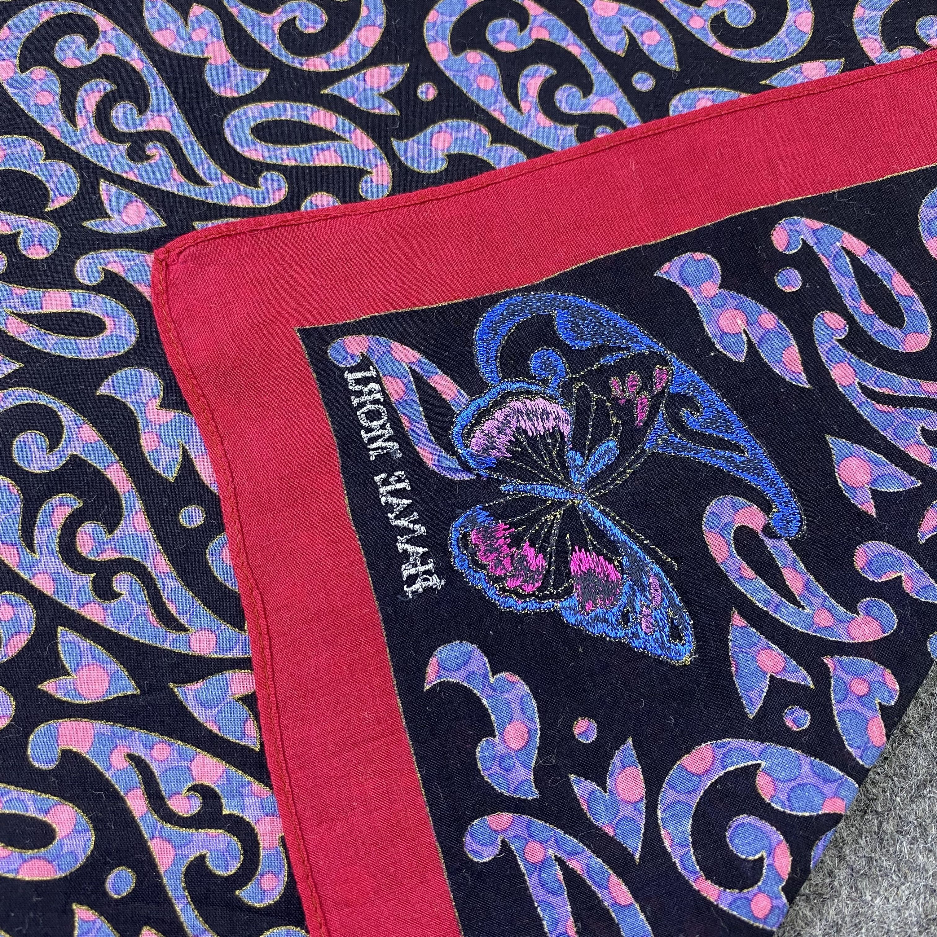 Hanae Mori Hanae Mori Handkerchief / Bandana / Neckerchief-B1291 Size ONE SIZE - 7 Thumbnail