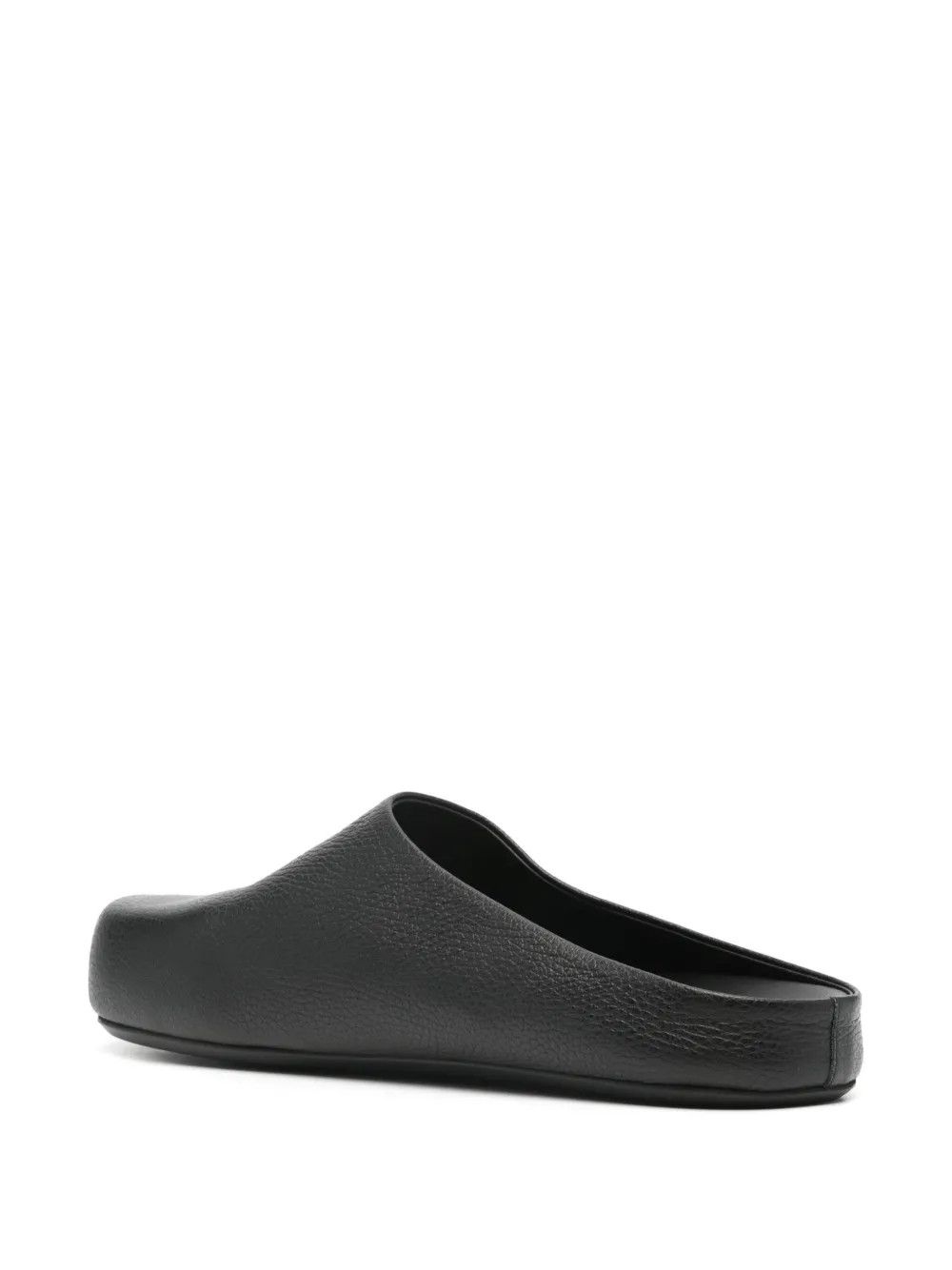 o1w1db11125 Logo Embroidered Slippers in Black