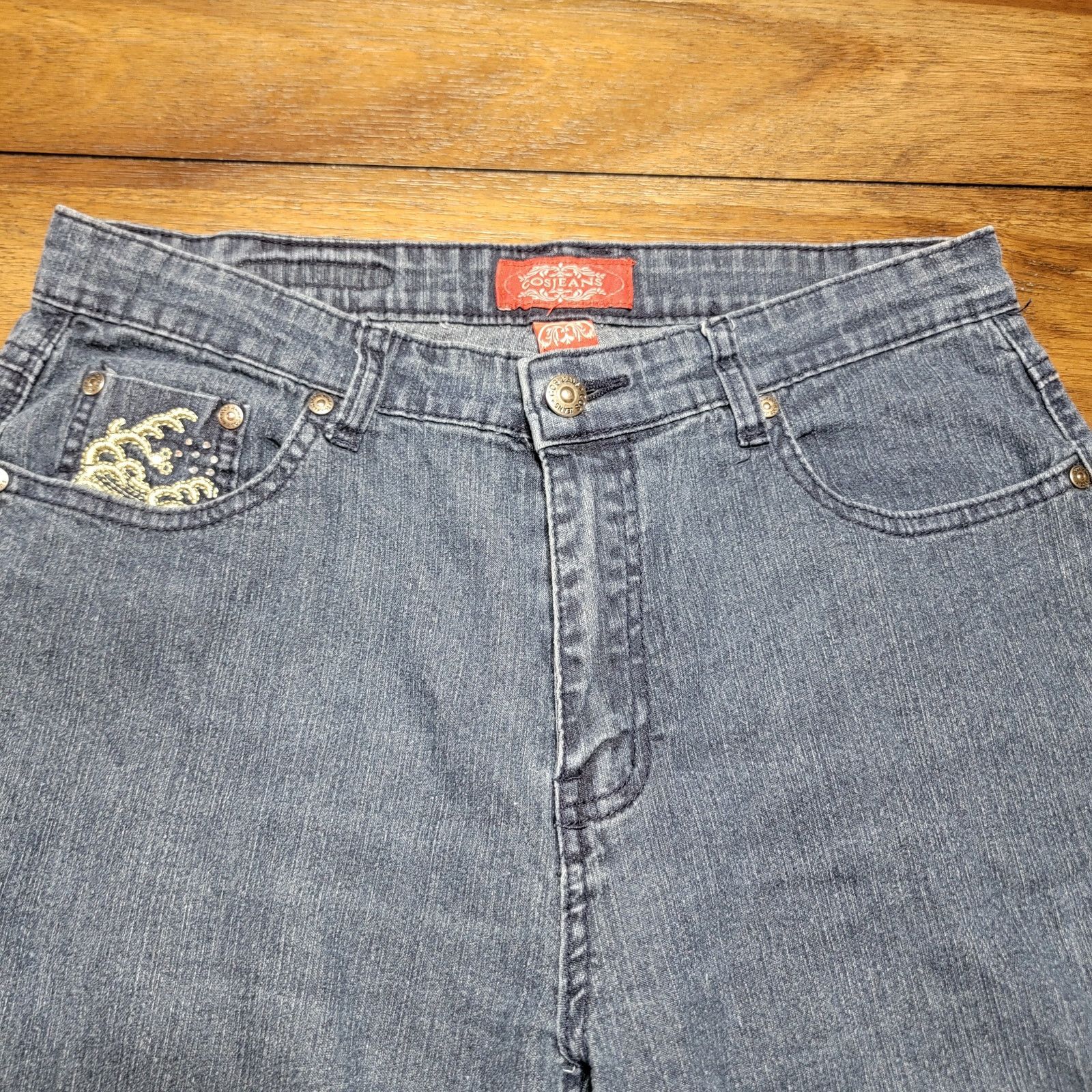Other CosJeans Denim Capris w/ Bling - Size 10 Size 32" / US 10 / IT 46 - 2 Thumbnail