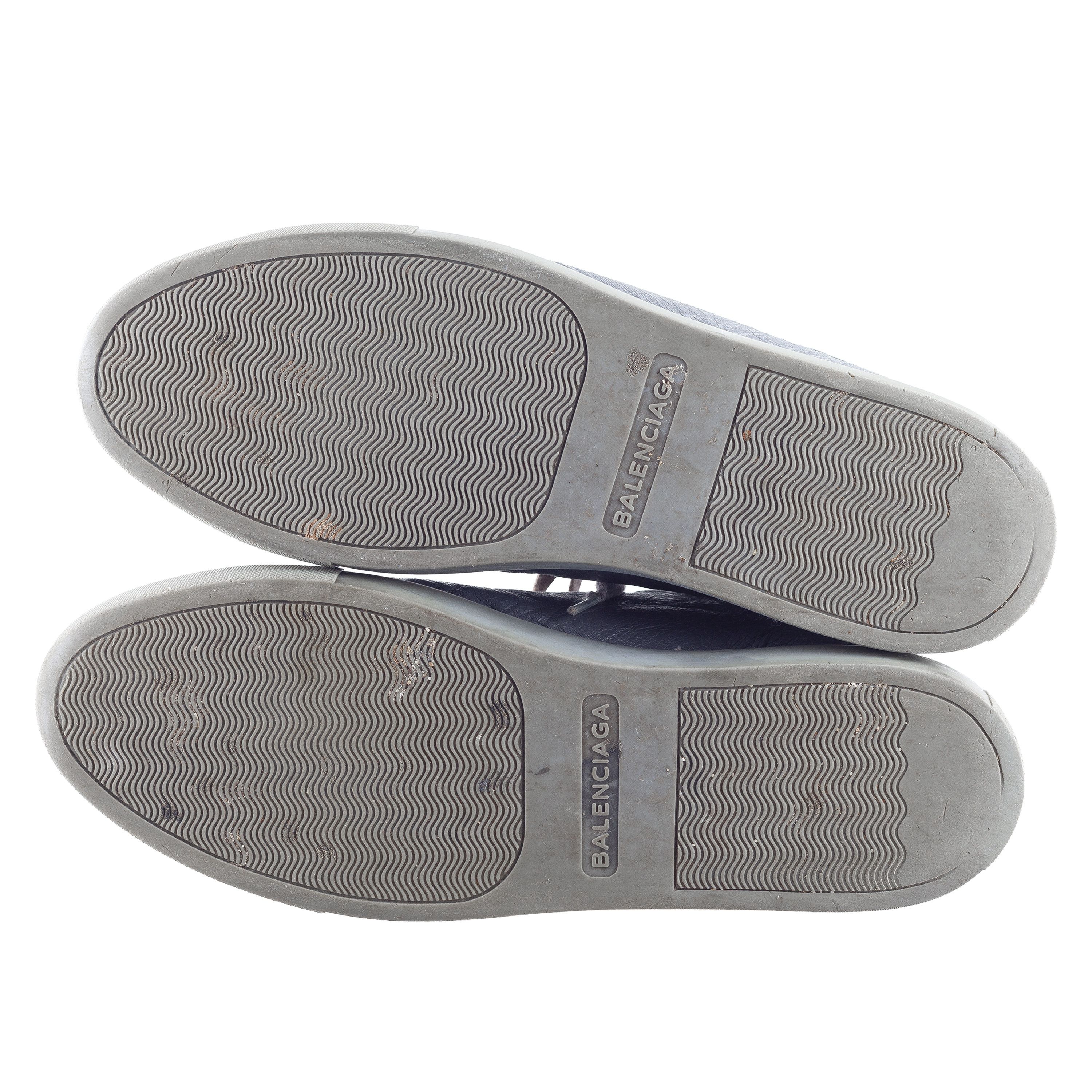 Balenciaga Balenciaga Arena Low Grey Leather Shoes Size US 10 / EU 43 - 12 Thumbnail