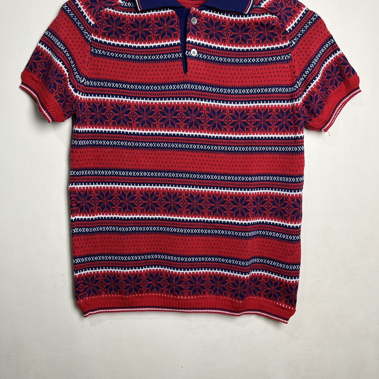 Junya Watanabe Junya Watanabe CDG Man Runway 2005 Nordic / Knit Polo Shirt Size US S / EU 44-46 / 1 - 4 Thumbnail