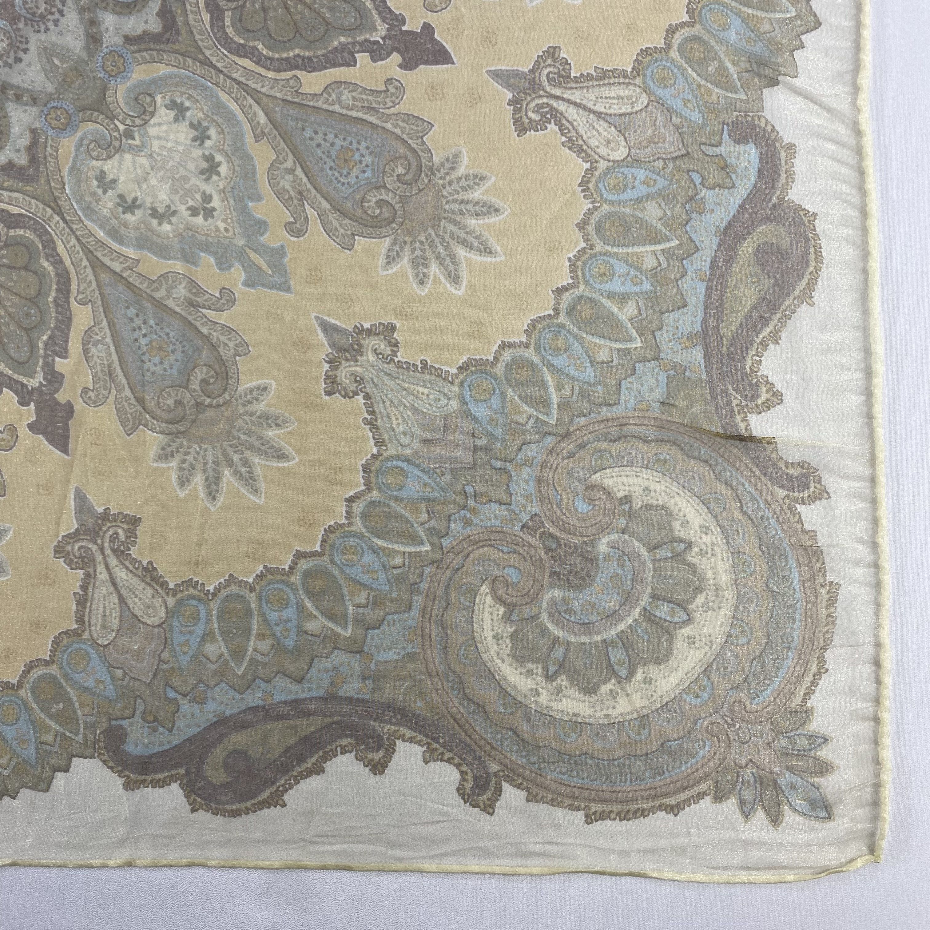 Japanese Brand × Vintage Vintage Paisley Silk Scarf SS026 Size ONE SIZE - 2 Thumbnail