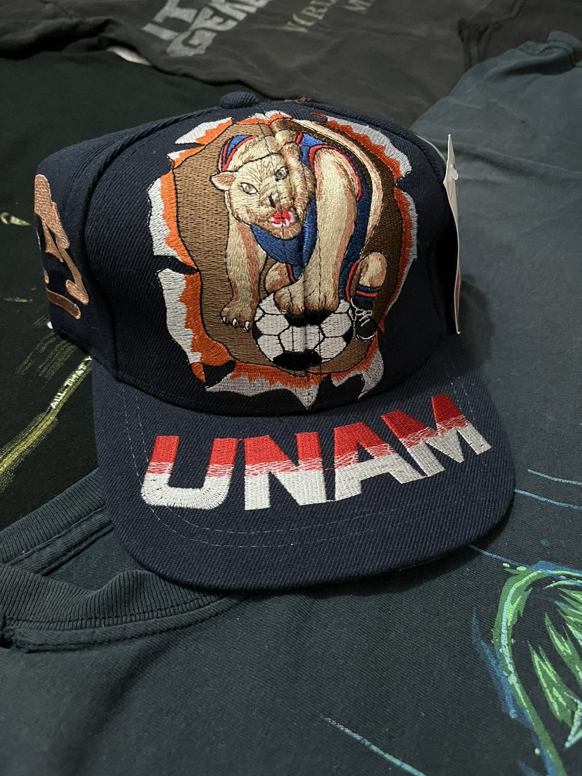 Mexicana Vintage Pumas Unam Hat Mexican Soccer Size ONE SIZE - 1 Thumbnail