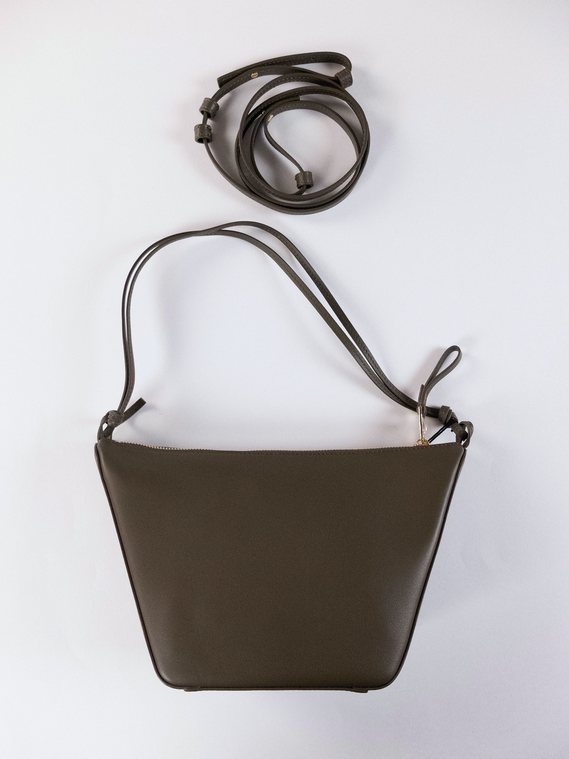 Loewe LOEWE Mini Hammock khaki green leather hobo shoulder bag Size ONE SIZE - 4 Thumbnail