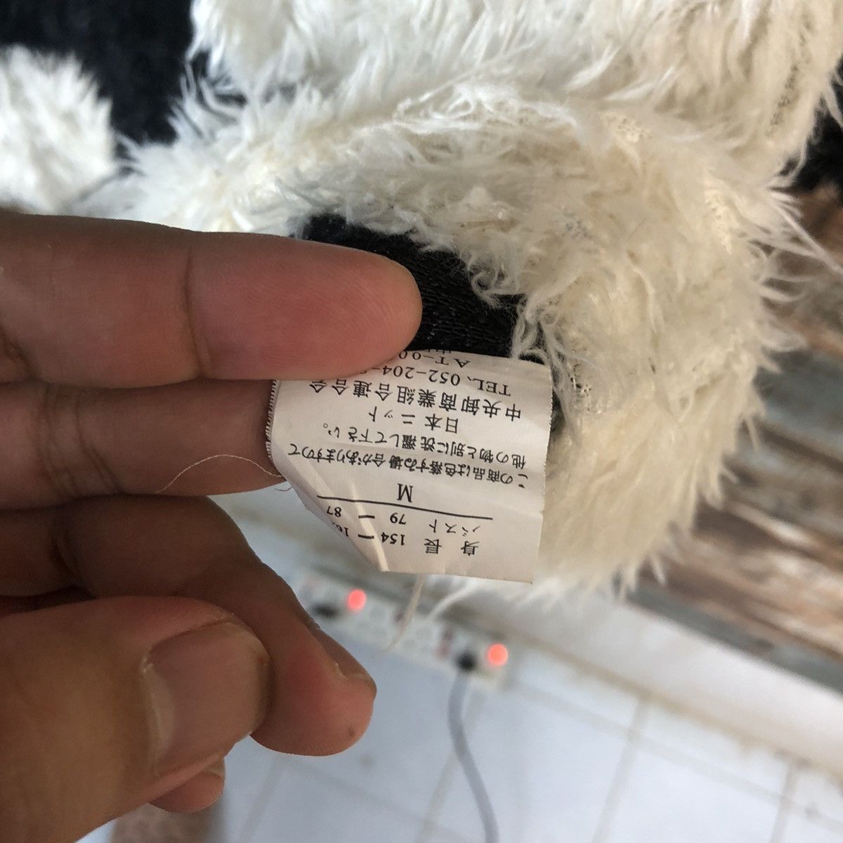 Homespun Knitwear × Japanese Brand DL Park Girl Black fur shaggy Mohair Knitwear #C040 Size M / US 6-8 / IT 42-44 - 11 Thumbnail