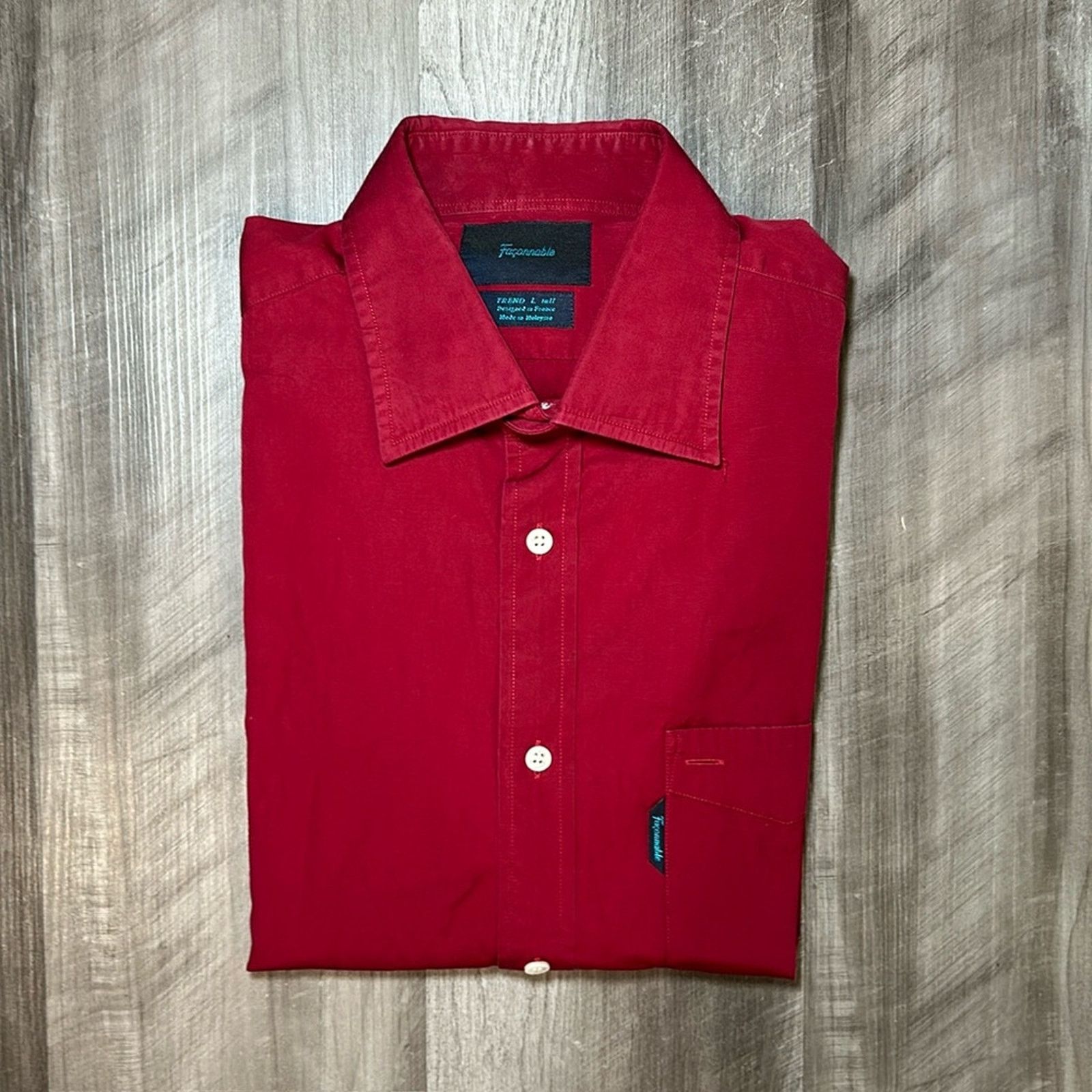 Faconnable Faconnable Trend Long Sleeve Button Down - Large Tall Size US L / EU 52-54 / 3 - 1 Thumbnail