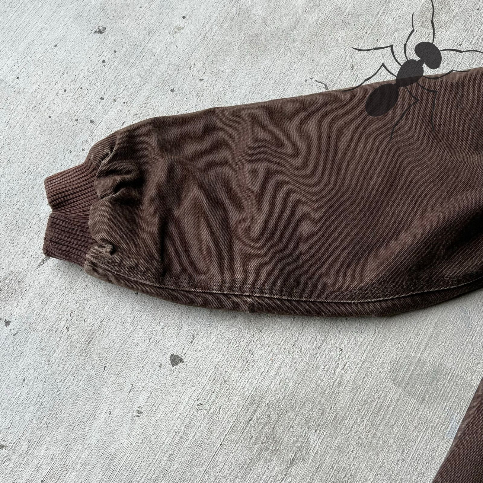 Carhartt × Vintage Carhartt YOUTH brown hooded work wear jacket Size US XS / EU 42 / 0 - 11 Thumbnail