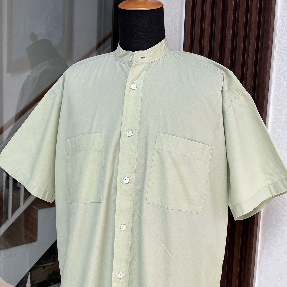 Designer × Issey Miyake 🇯🇵Iconic Issey Miyake Double Pocket Mandarin Collar Boxy Size US L / EU 52-54 / 3 - 3 Thumbnail