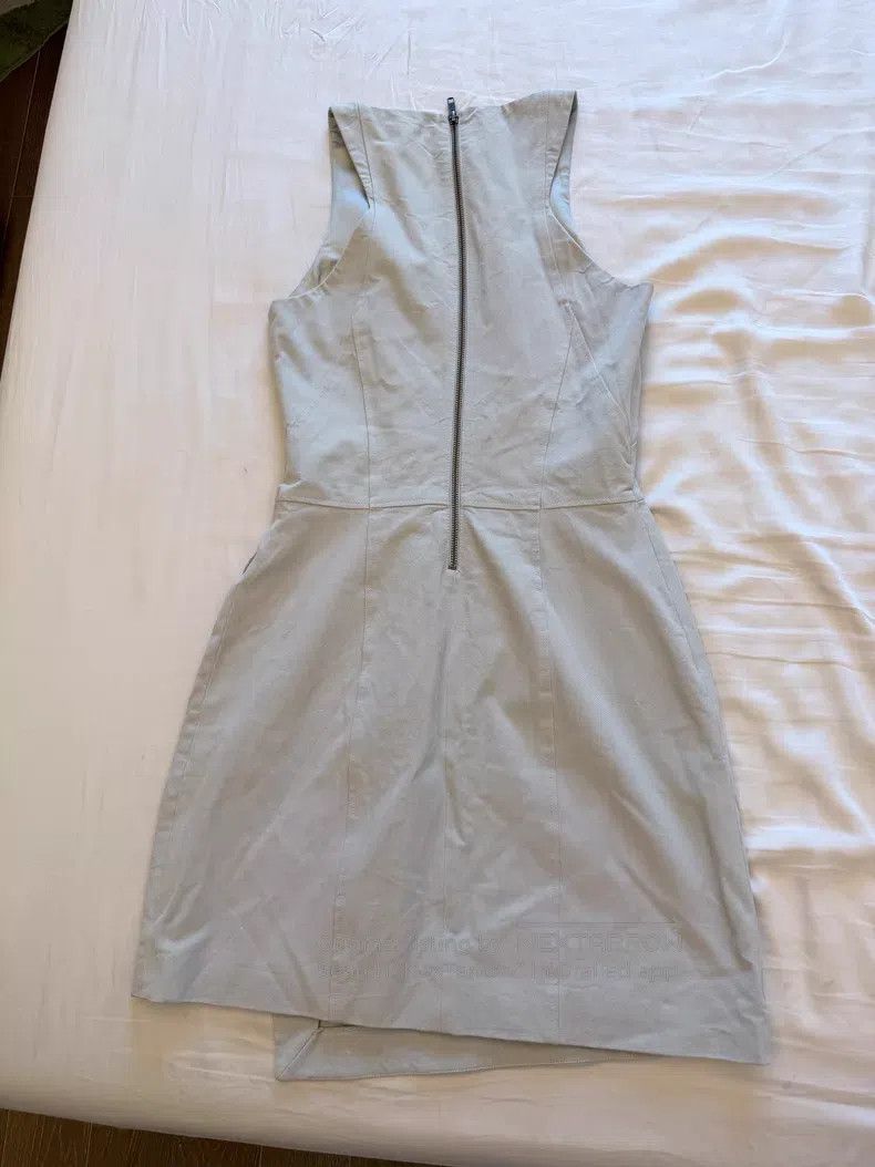 Helmut Lang Helmut Lang Grey Sleeveless Dress Size M / US 6-8 / IT 42-44 - 2 Thumbnail