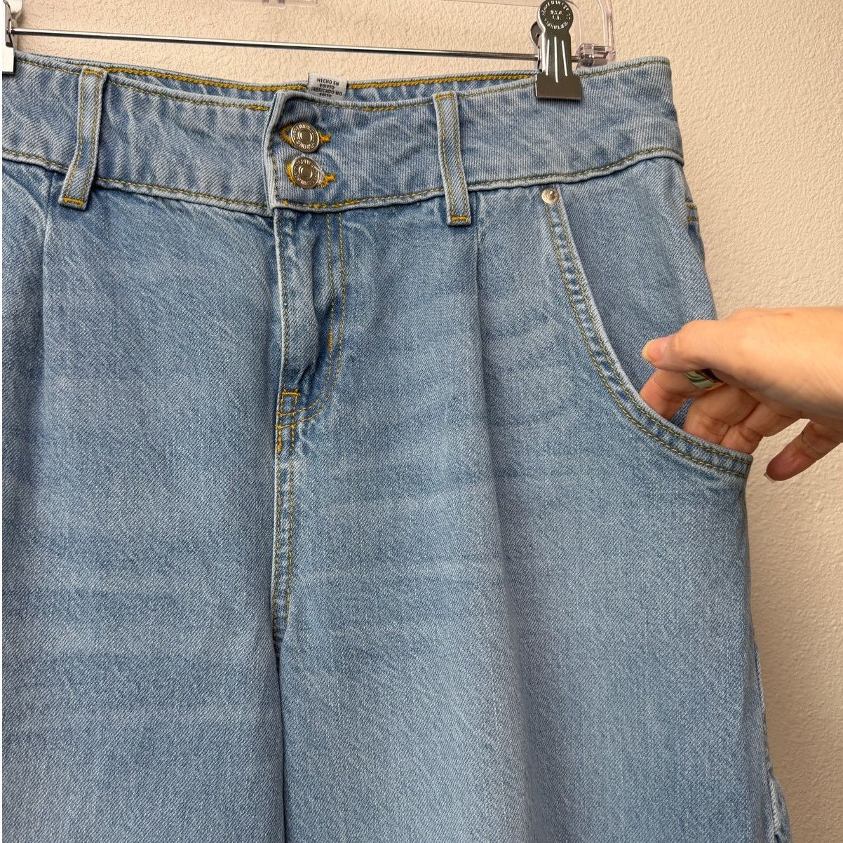 Forever 21 Forever 21 Wide Leg Jeans Mid Rise Size 28 Women Size 28" / US 6 / IT 42 - 6 Thumbnail