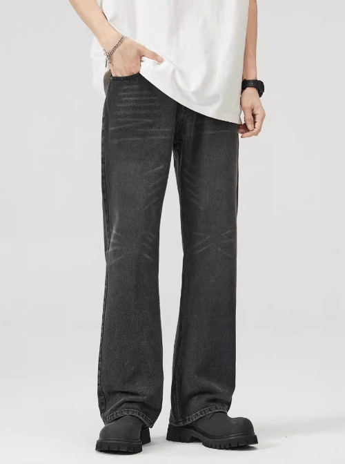 Japanese Brand × Jean Men's washed cleanfit baggy flared jeans Size US 32 / EU 48 - 2 Thumbnail