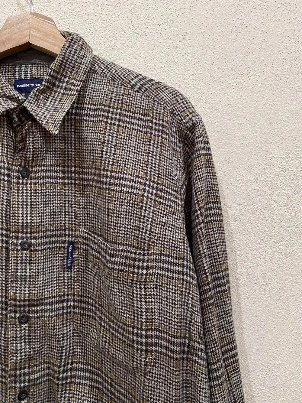 Flannel Vintage Mens Club Flannel Shirt Size US L / EU 52-54 / 3 - 3 Thumbnail