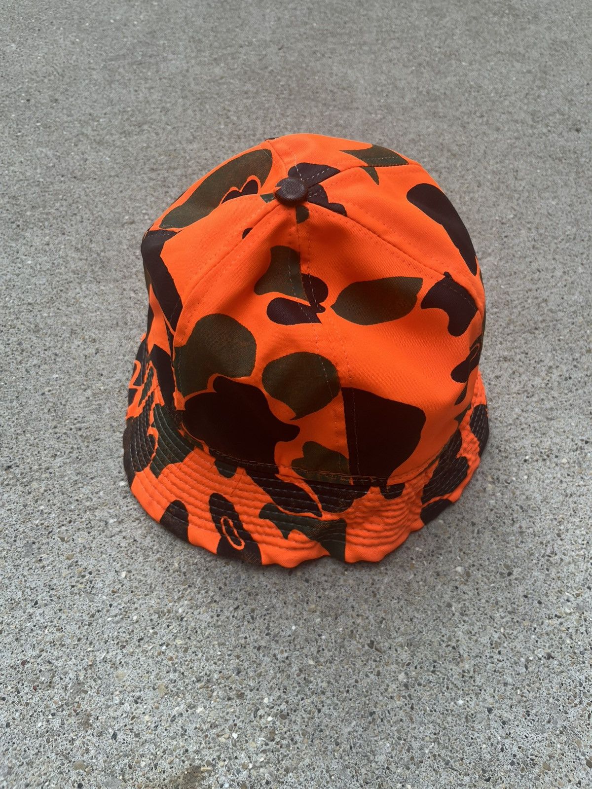 Other Vintage 3M Duck Camo Orange Bucket Hat Size ONE SIZE - 4 Thumbnail