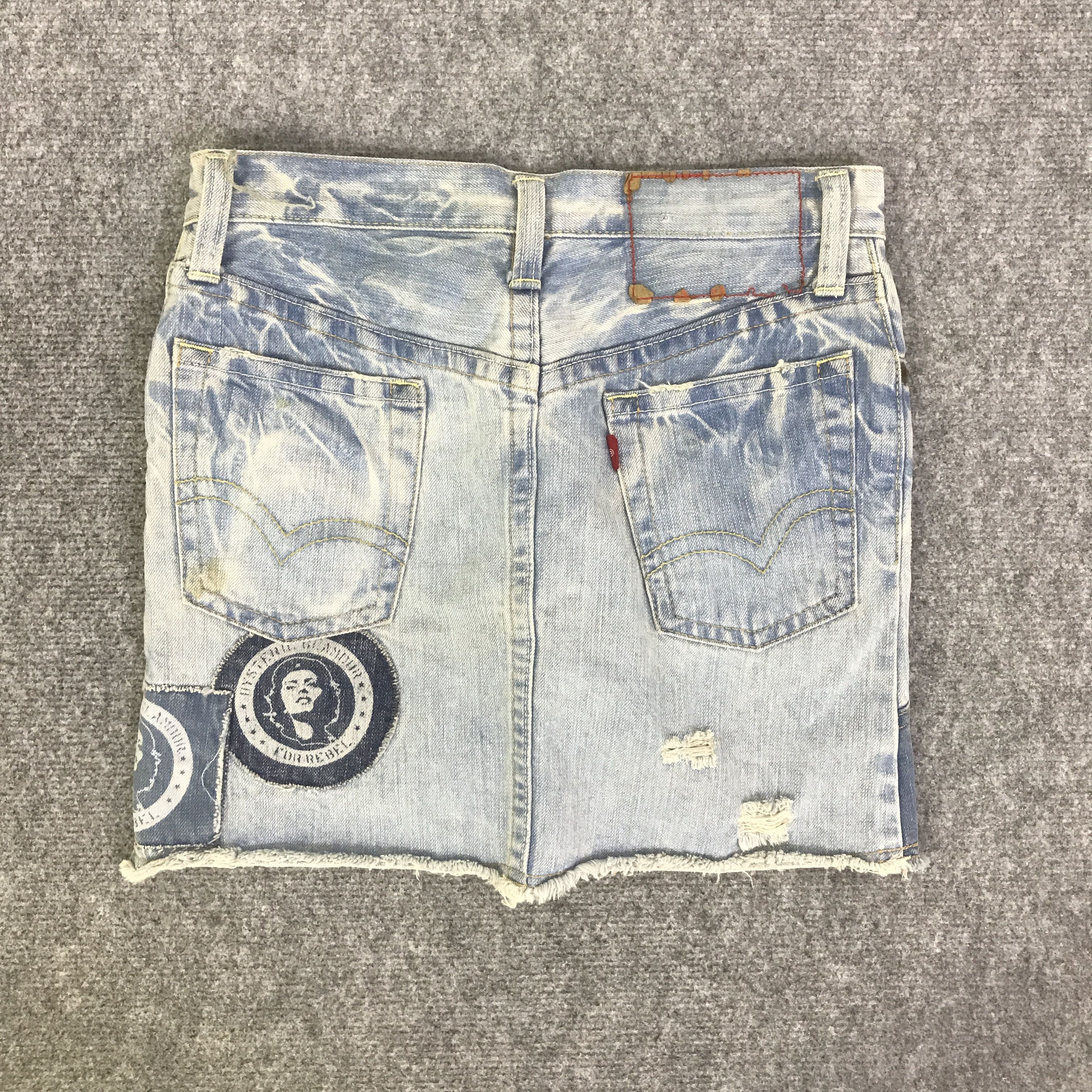 Hysteric Glamour HYSTERIC GLAMOUR DENIM JEANS MINI SKIRT K133B18 Size 28" / US 6 / IT 42 - 3 Thumbnail