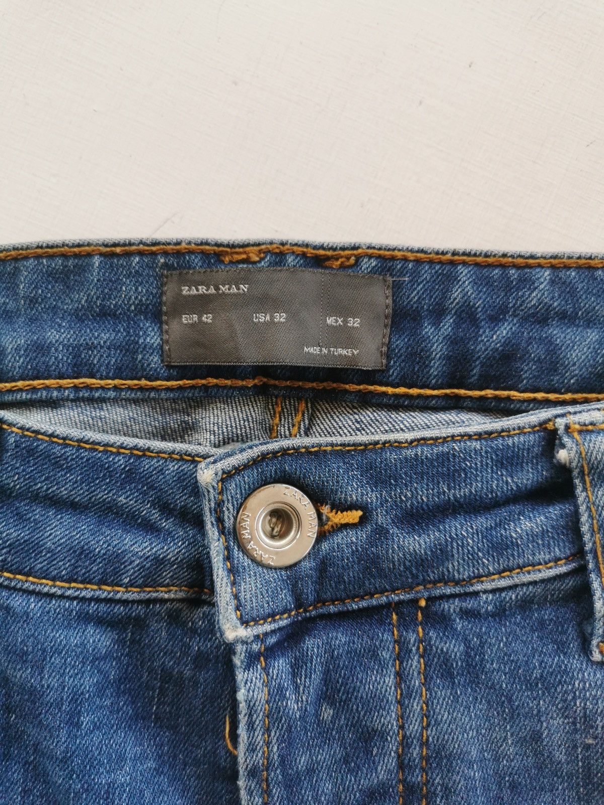 Seditionaries Thrashed Punk Zipper Text Distressed Zara Jeans Size US 32 / EU 48 - 11 Thumbnail