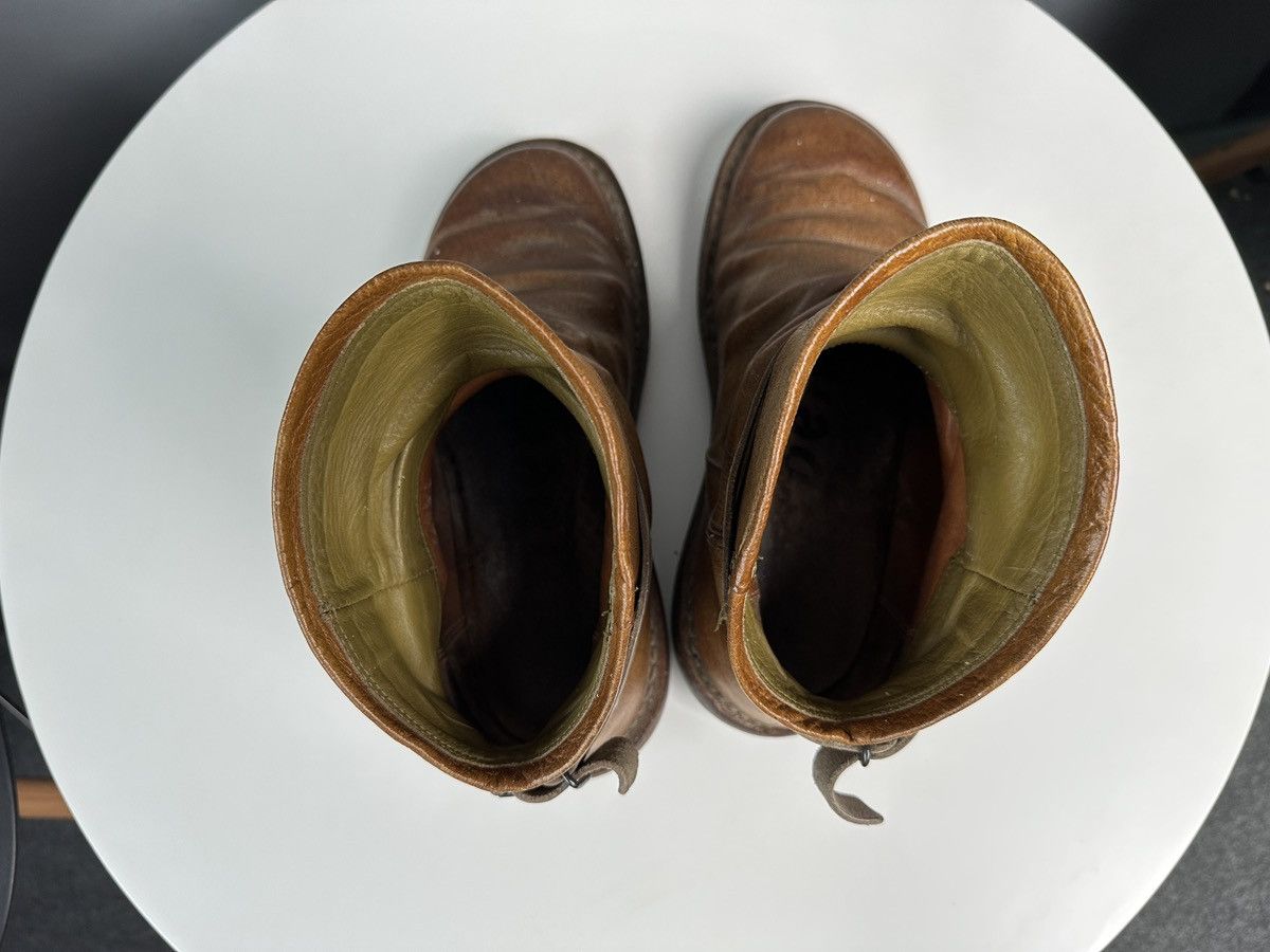 Trippen TRIPPEN Bomb Avant Garde Belted Leather Brown Ankle Boots Size US 10 / IT 40 - 8 Thumbnail