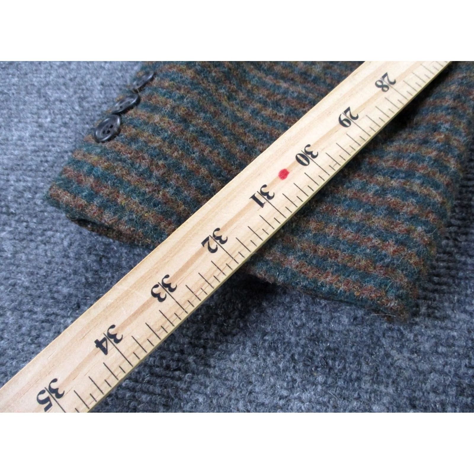 Vintage Vintage L.L. Bean Jacket Mens XL Wool Sport Blazer Coat Thinsulate Puffer Lined Herringbone Brown Nylon Wool Tuxedo Sportwear 90s Mens Size 46R - 7 Thumbnail