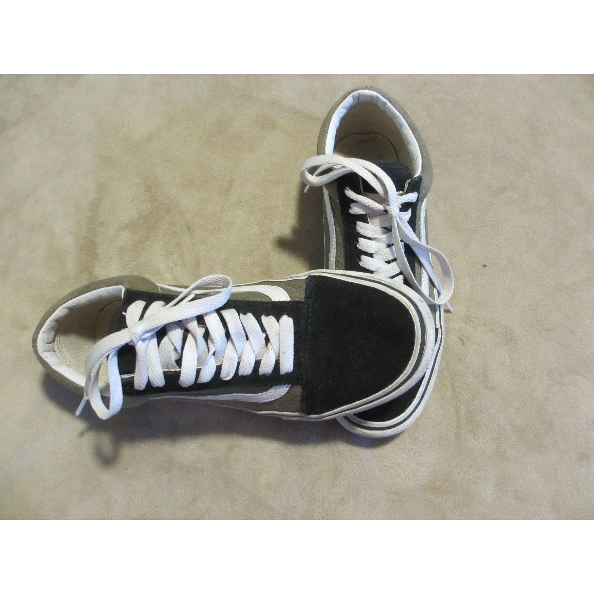 VANS★OLD SKOOL WIREFRAME SKULLS★スカル★兼用 Vans Old Skool Wireframe Skulls Black & White Skate Shoes