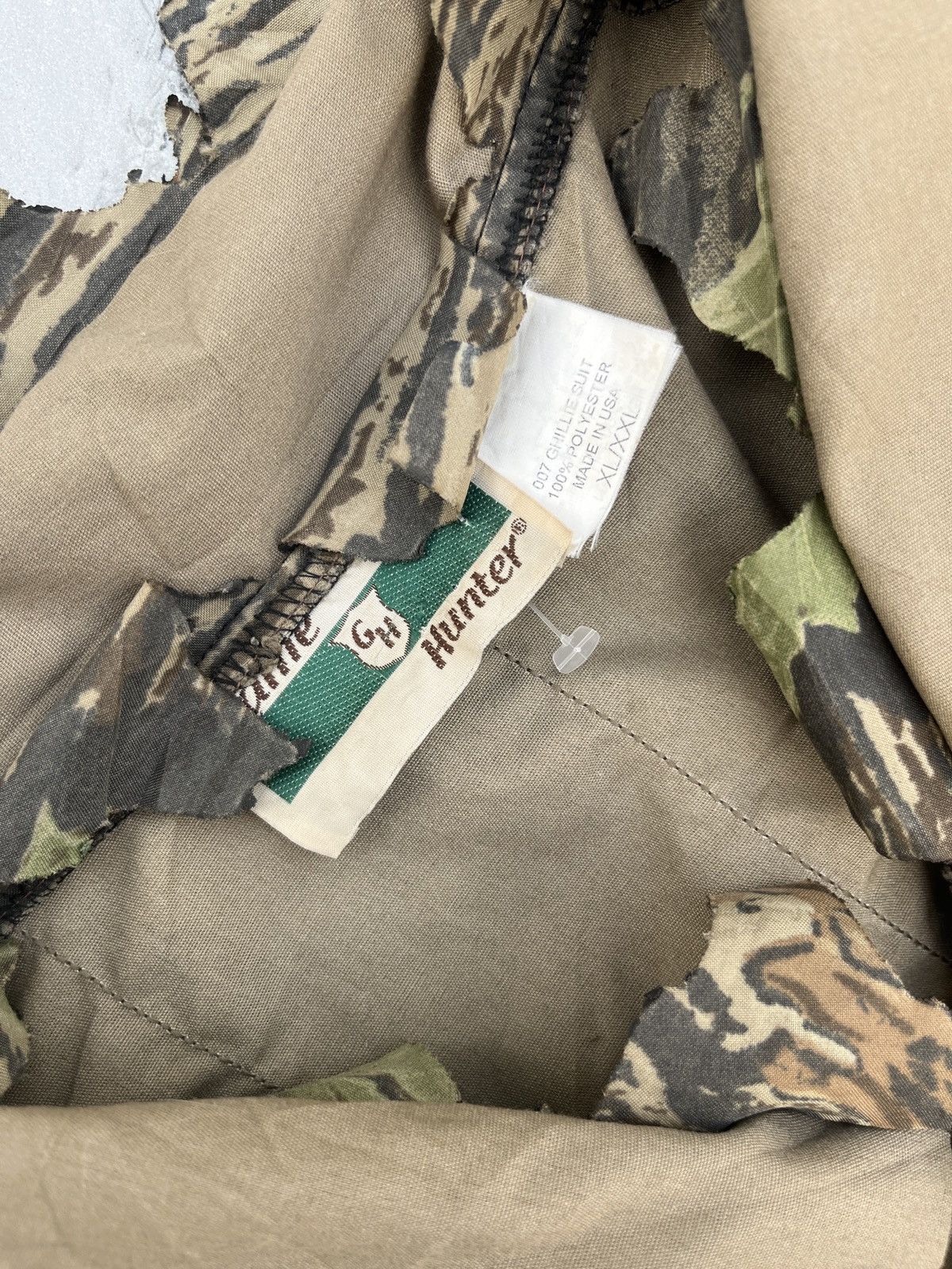 Vintage Game Hunter 3D Leafy Ghillie Suit Shacket