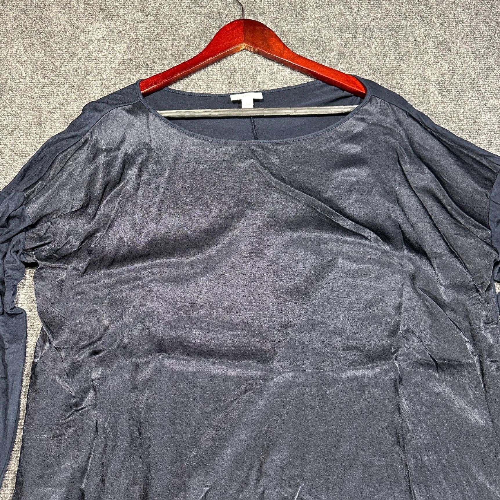 J. Jill VINTAGE J. Jill Top Womens Large Blouse Blue Long Sleeve Shirt Size L / US 10 / IT 46 - 2 Thumbnail