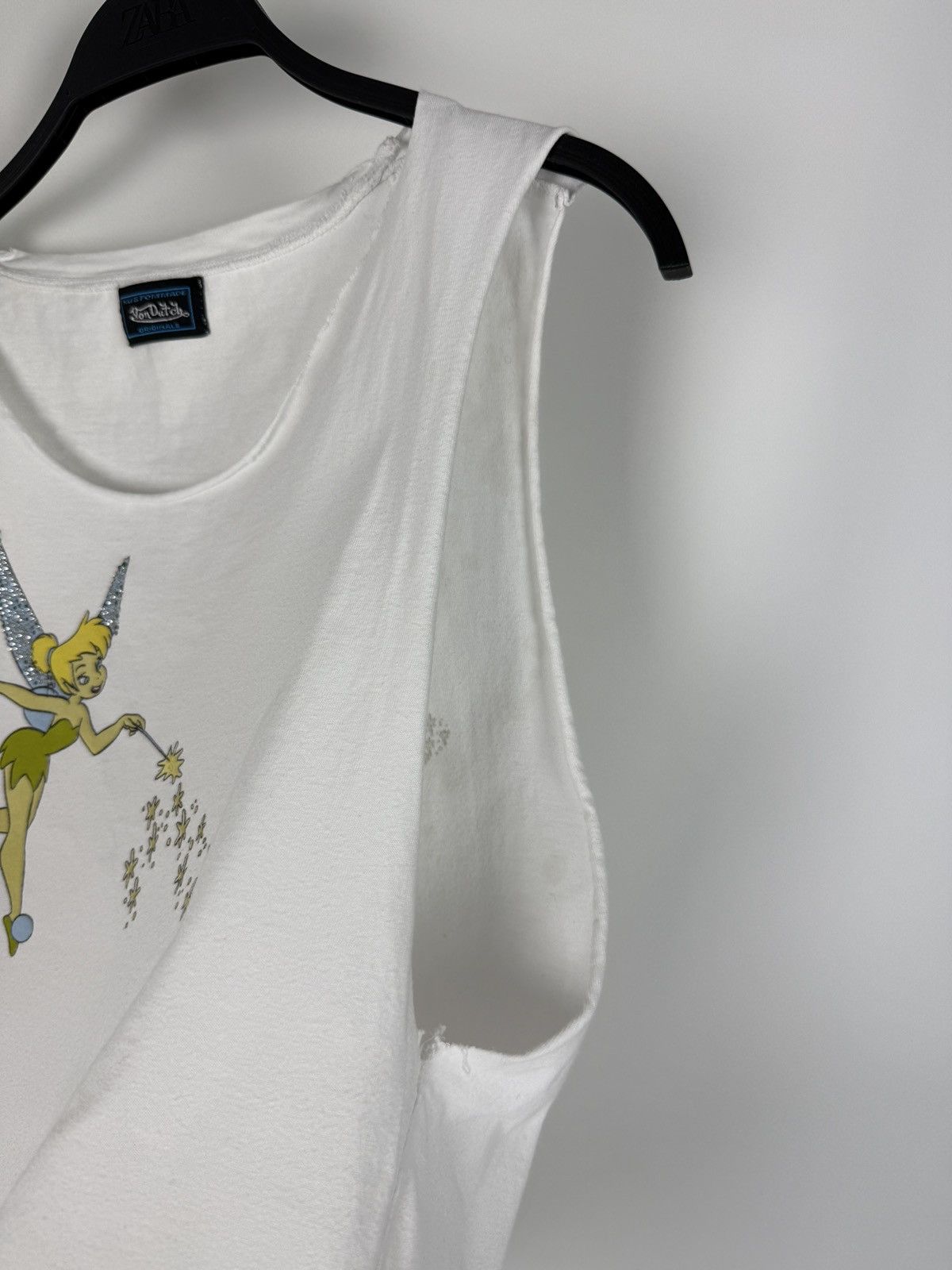 Von Dutch Y2K Vintage Von Dutch Din Din Fairy Cut Off Tank Top Size L / US 10 / IT 46 - 6 Thumbnail