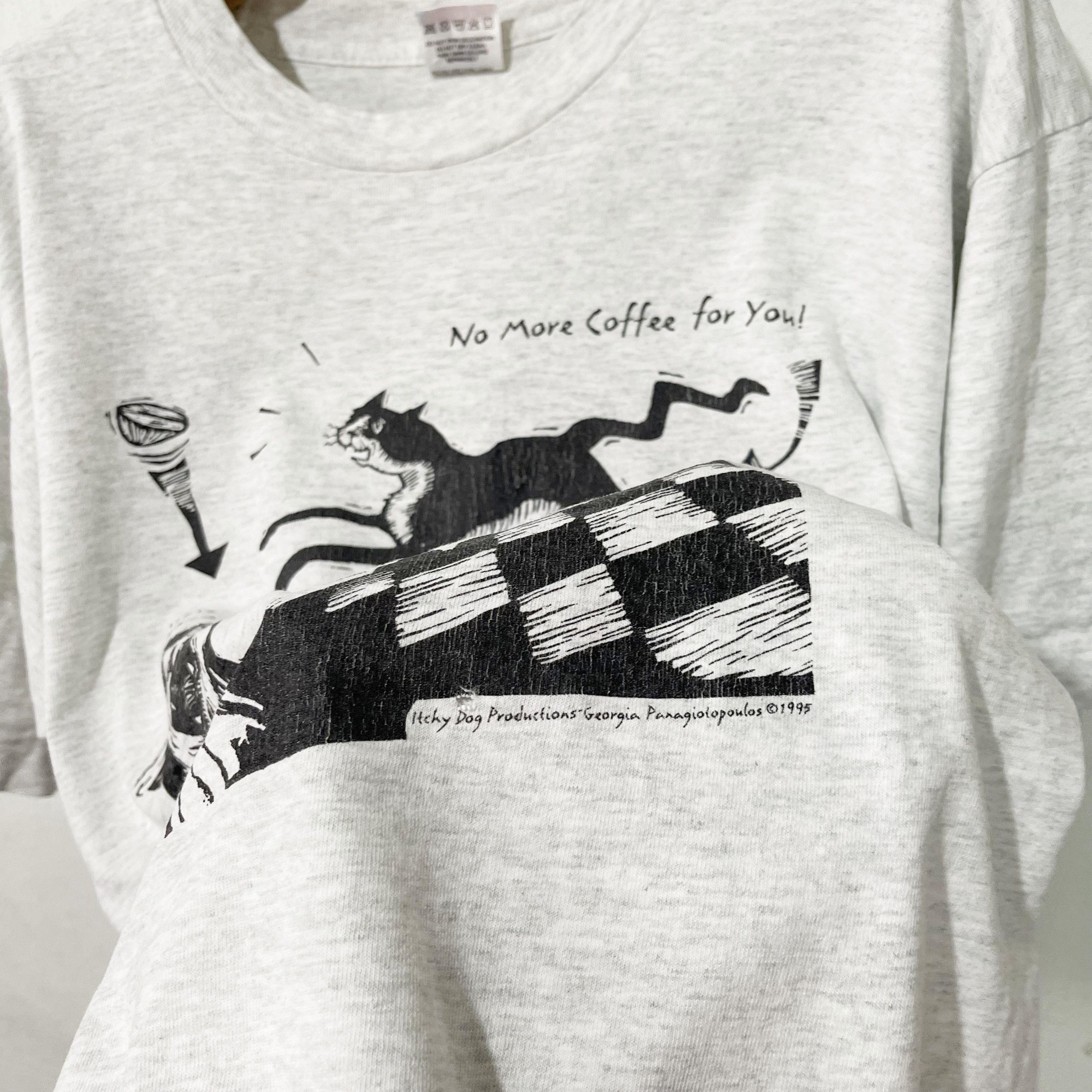 Vintage Vintage 90s Cat Shirt Size US L / EU 52-54 / 3 - 3 Thumbnail