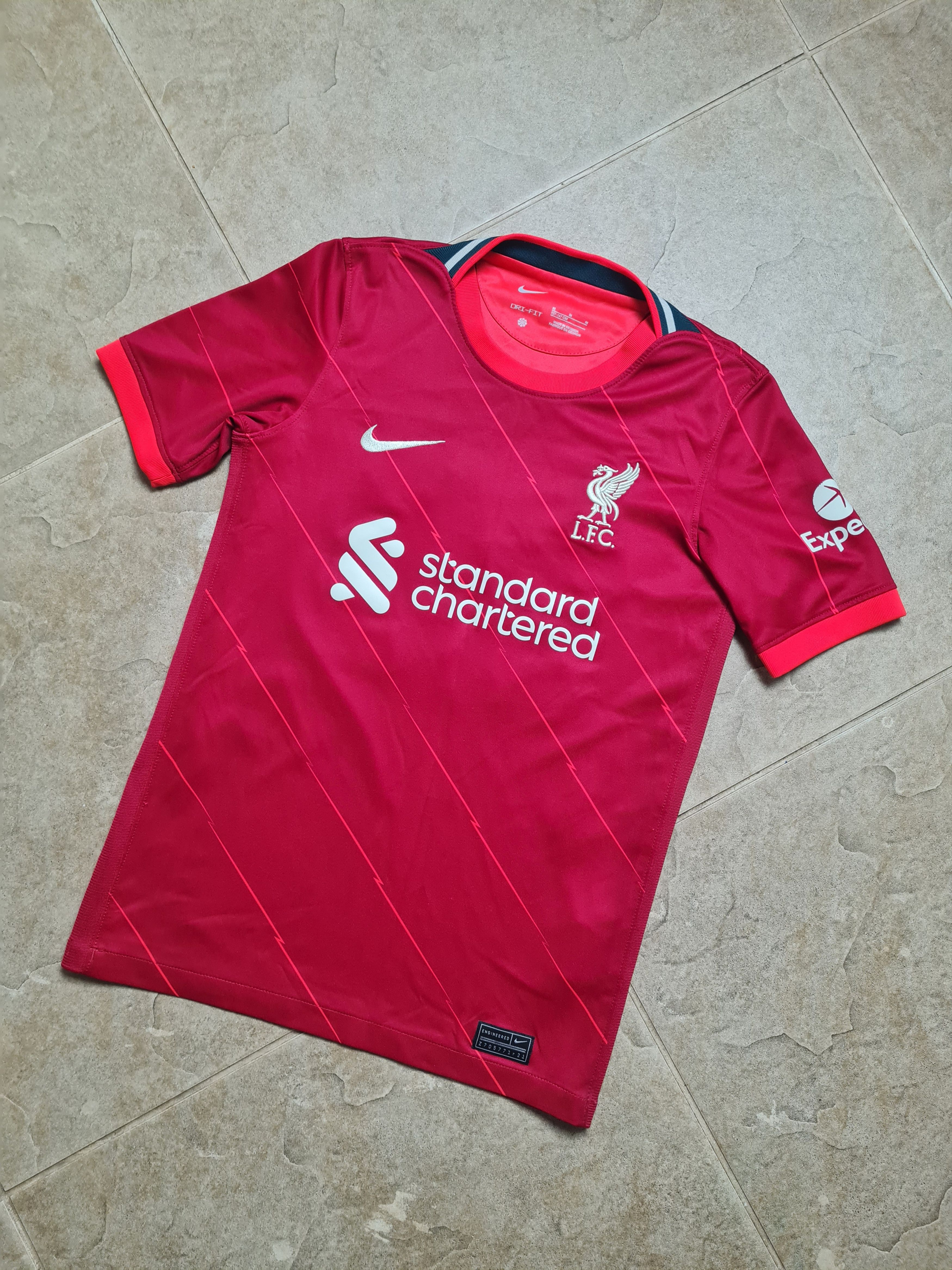 Nike Soccer Shirt #20 Diogo Jota Liverpool FC Nike 082568-888 Size US XXS / EU 40 - 14 Thumbnail