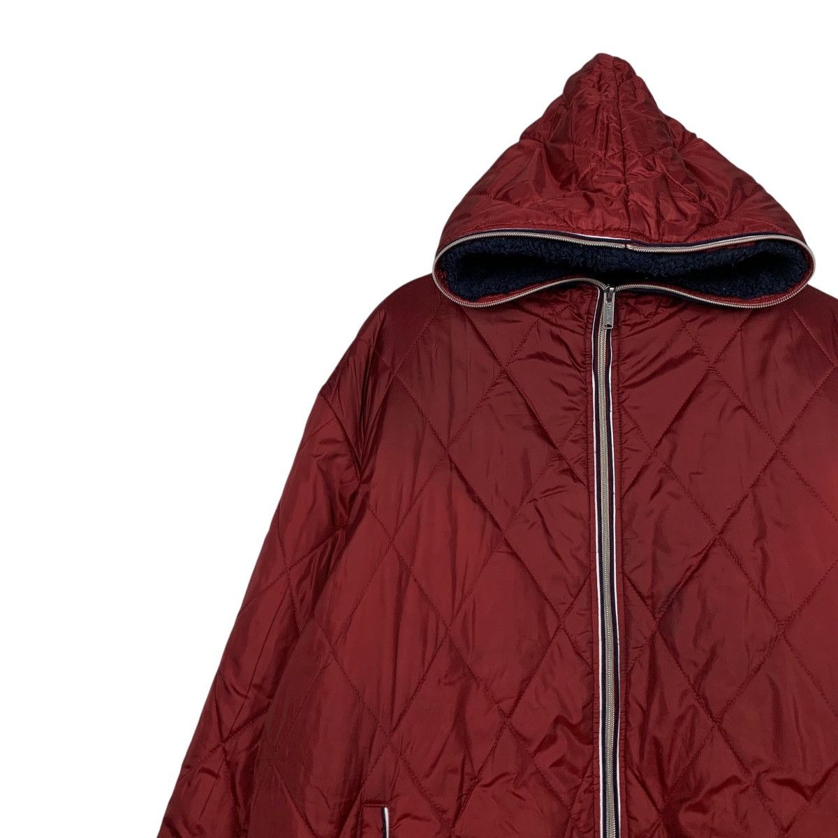 Converse CONVERSE Quilted Lightweight Puffer Hoodie Jacket #2350-C105 Size US XL / EU 56 / 4 - 6 Thumbnail