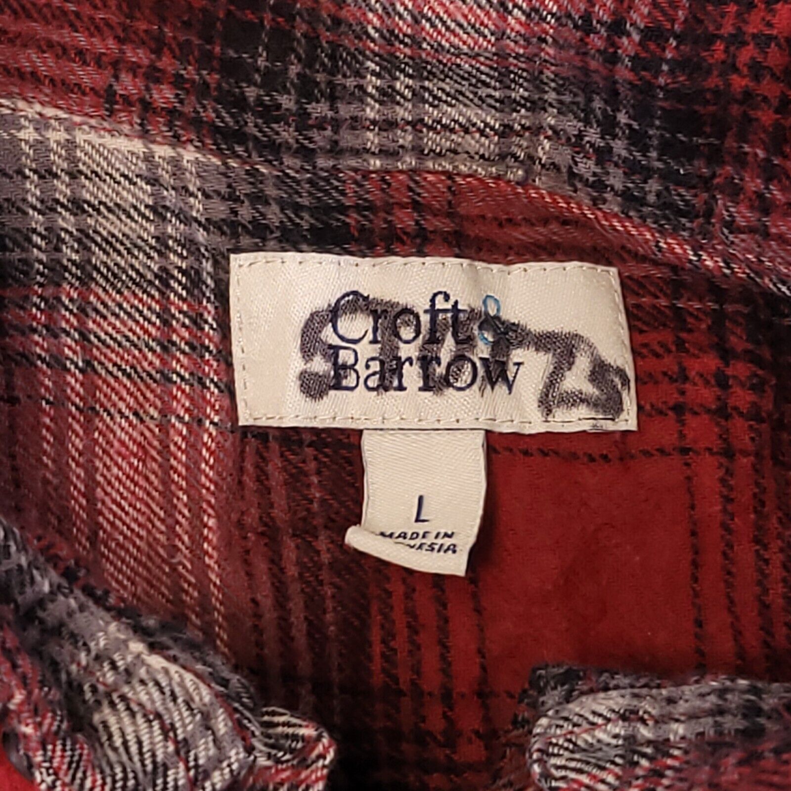 Croft & Barrow Croft & Barrow Tartan Flannel Button Up Shirt Men Size L Red Size US L / EU 52-54 / 3 - 3 Thumbnail
