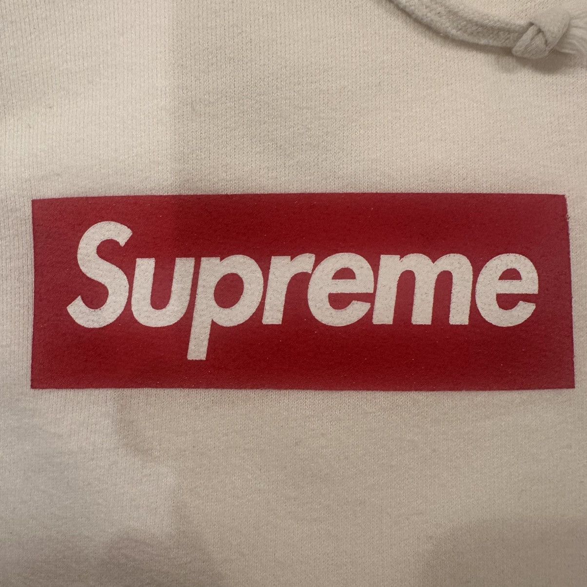 Supreme 2007 Red/Cream Box Logo Hoodie Size US XL / EU 56 / 4 - 2 Thumbnail