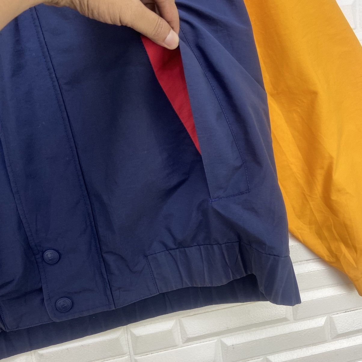Tommy Hilfiger 🔥 Tommy Hilfiger Big Logo Color Block Jacket Size US L / EU 52-54 / 3 - 10 Thumbnail