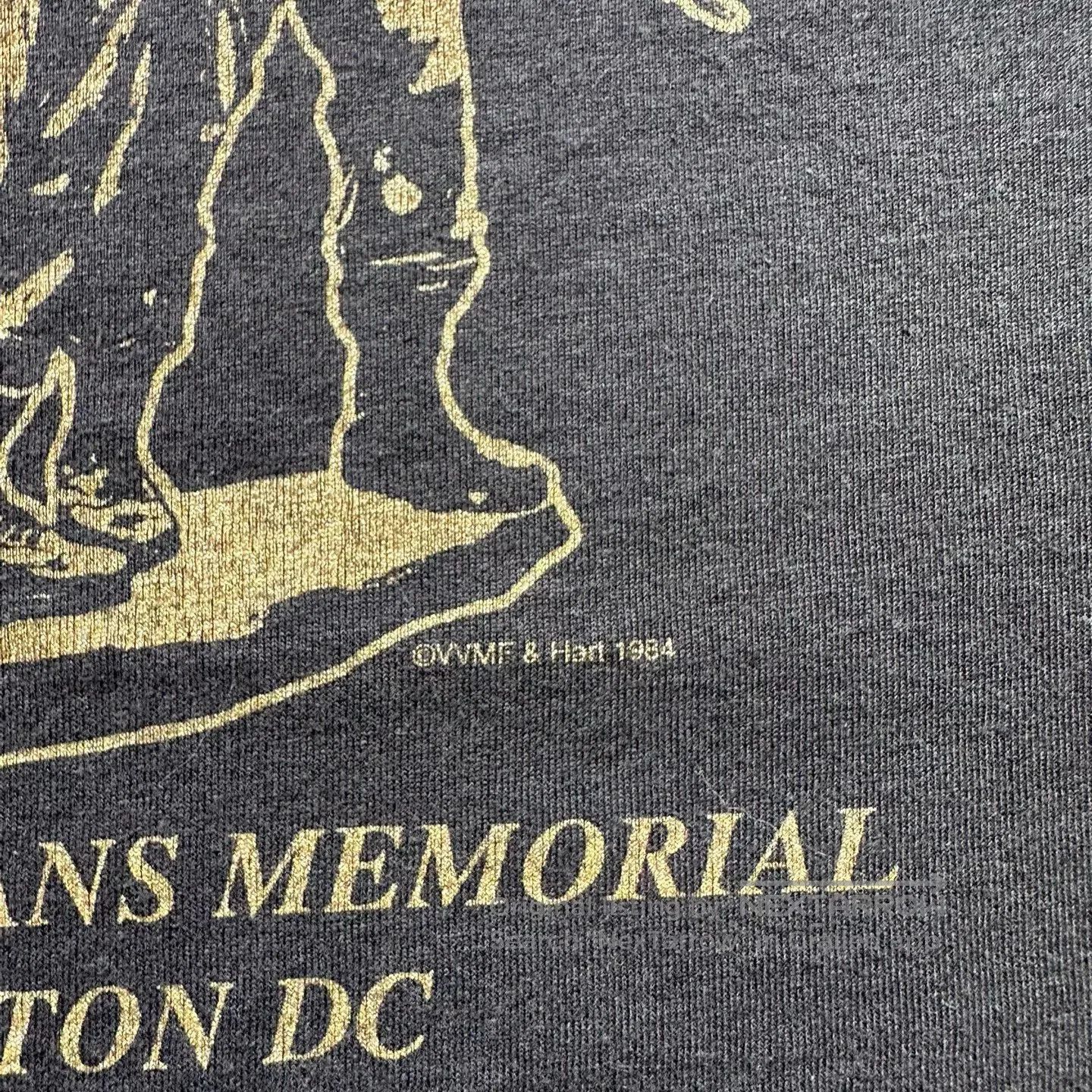 Vintage 90s Vintage Military Graphic Tee. Size US M / EU 48-50 / 2 - 5 Thumbnail