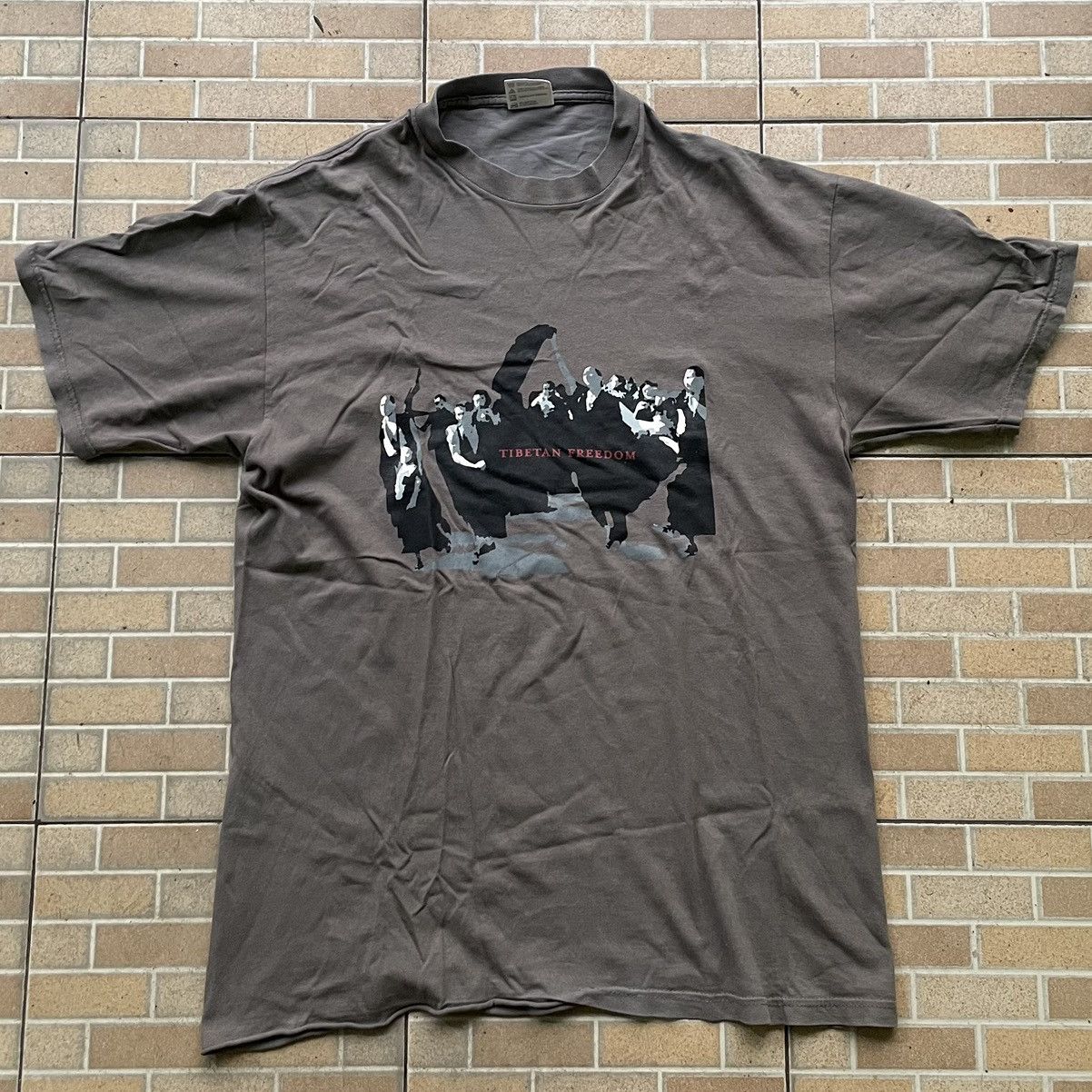 Band Tees Tibetan Freedom Concert, Tokyo, Japan 2001 T-Shirt Vintage Size US L / EU 52-54 / 3 - 1 Thumbnail