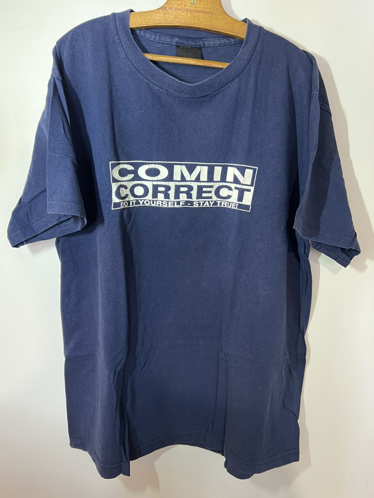 Band Tees Comin Correct shirt vintage late 90s hardcore nyhc Size US XL / EU 56 / 4 - 1 Thumbnail