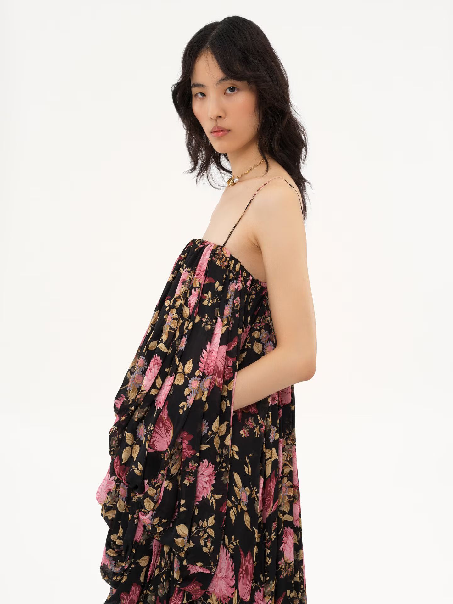 Chloe o1loc1c10226 Maxi Dress in Multicolor Size M / US 6-8 / IT 42-44 - 5 Thumbnail