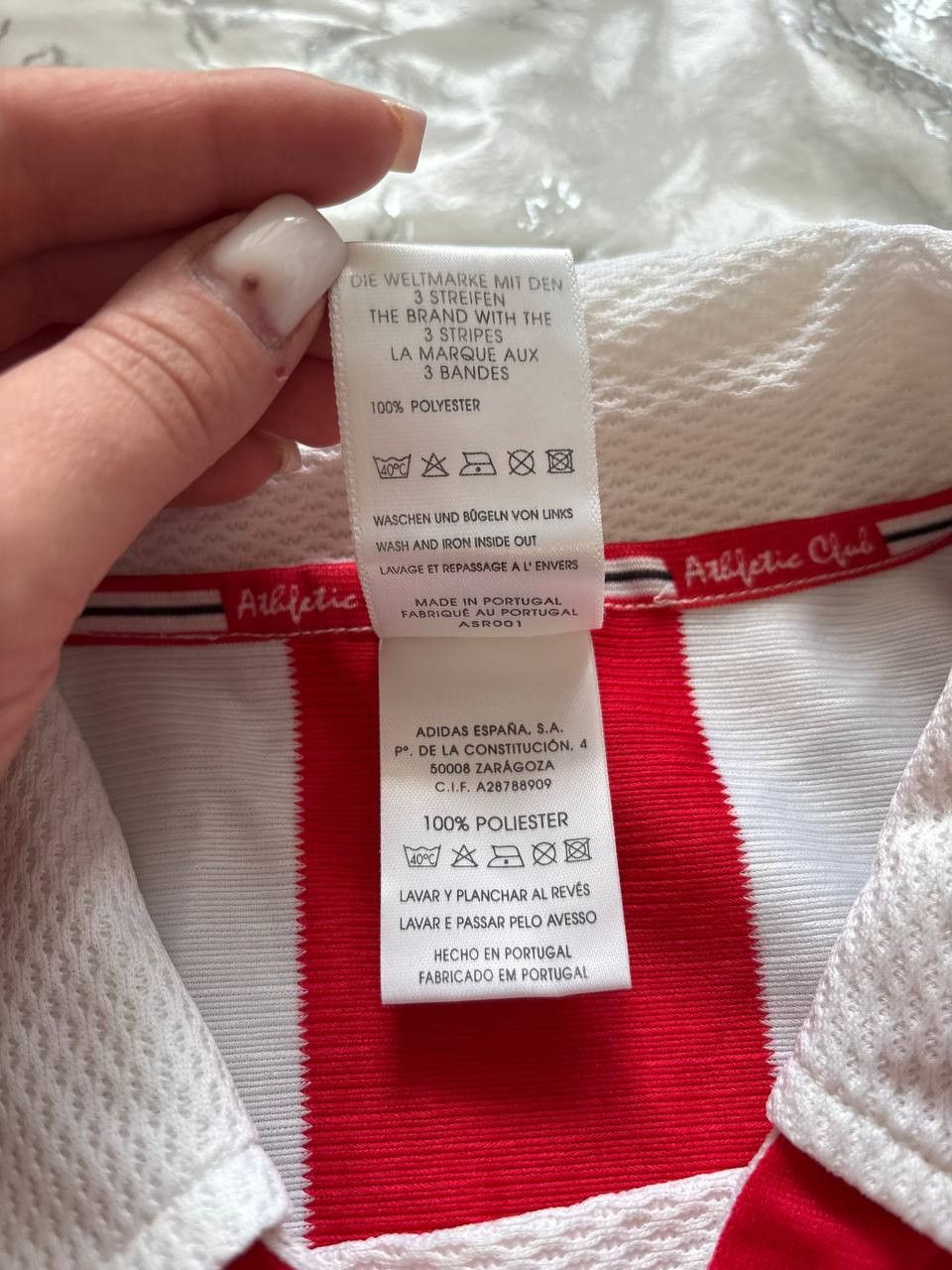 Adidas Athletic Bilbao 1999-2001 Soccer Jersey Size XL Size US XL / EU 56 / 4 - 7 Thumbnail