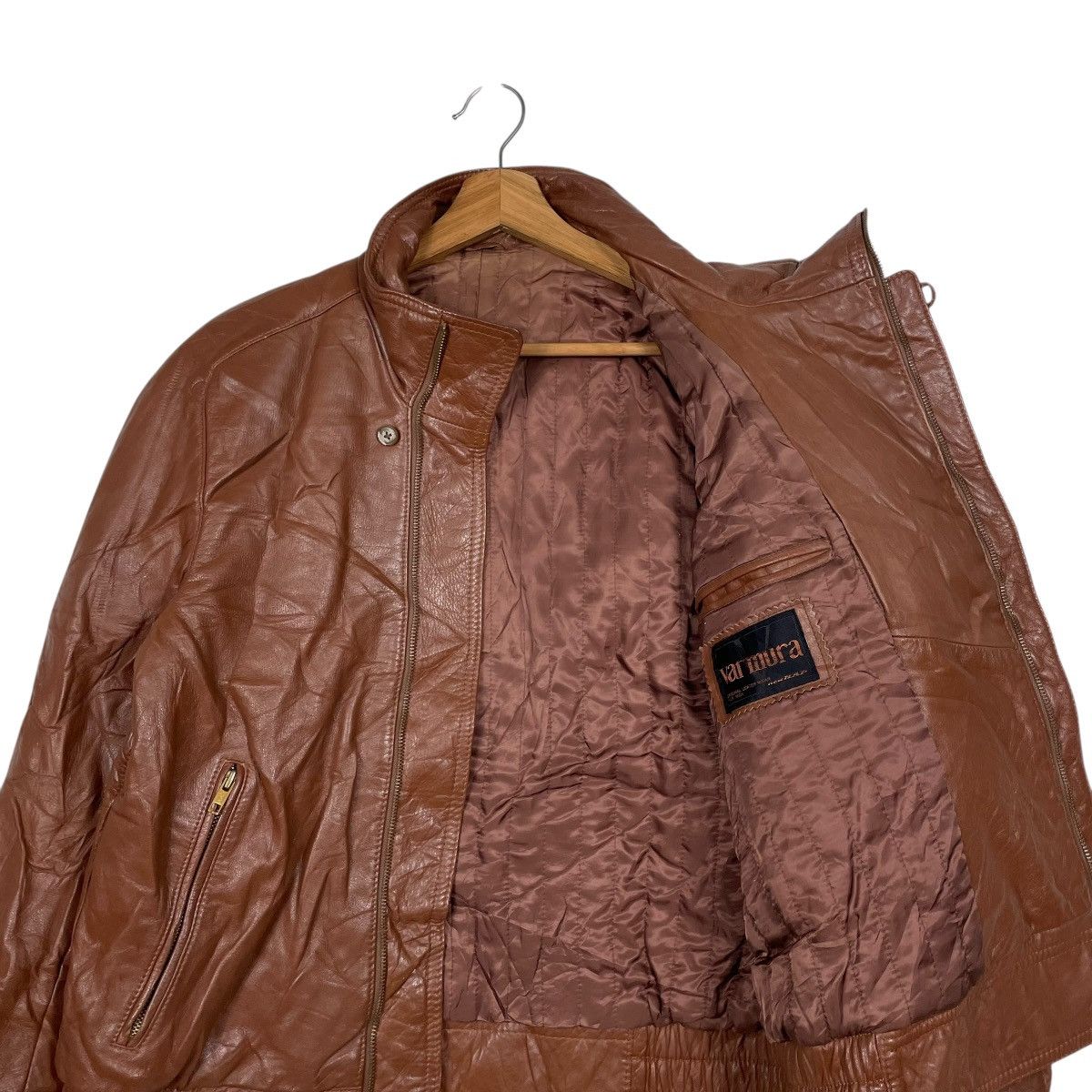 Other Varmura Biker Leather Jacket Size US M / EU 48-50 / 2 - 10 Thumbnail