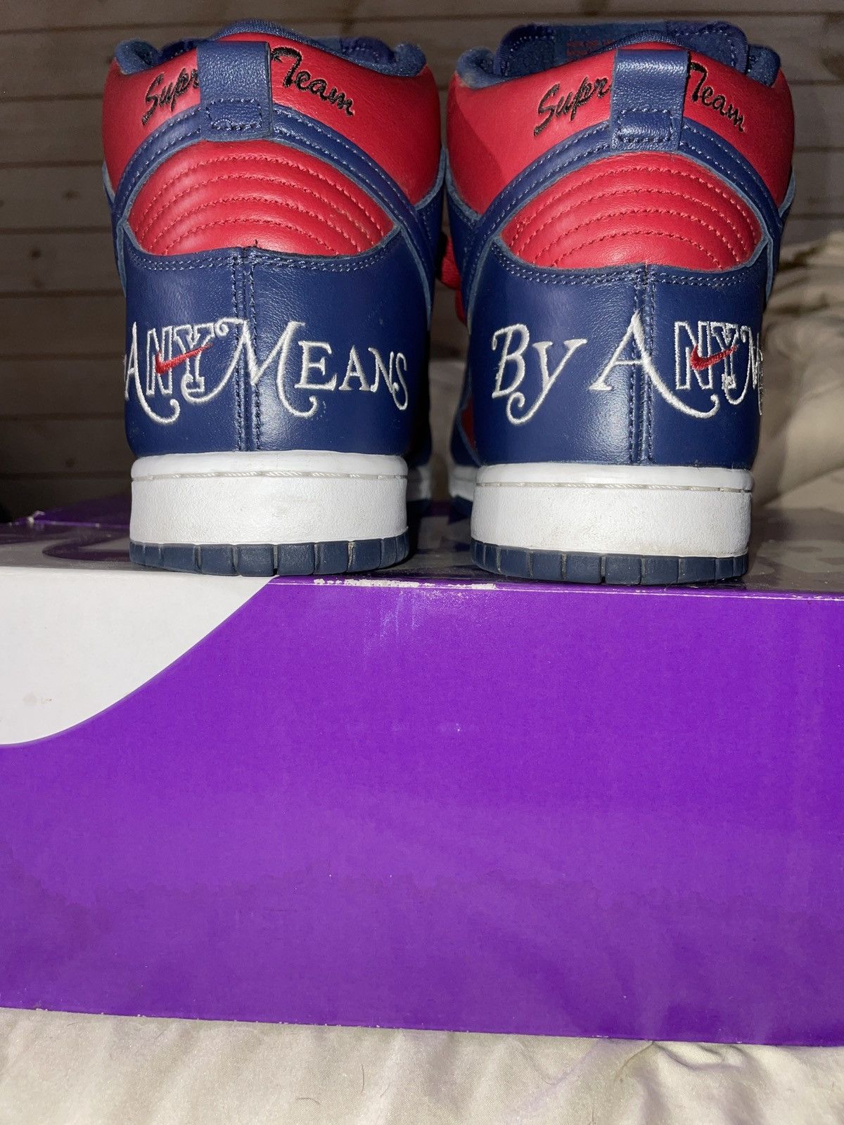 Supreme Nike SB Dunk high “By Any Means” Size US 10 / EU 43 - 4 Thumbnail