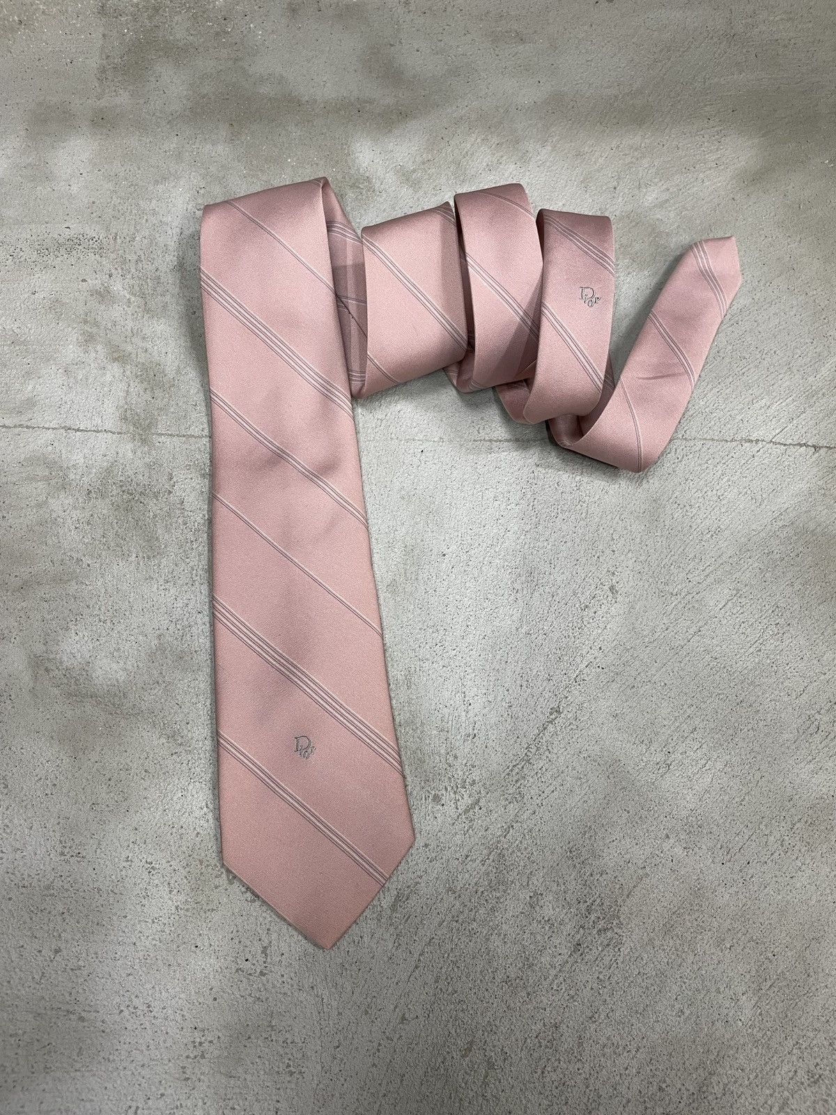 Dior Christian Dior Vintage Pink Tie Size ONE SIZE - 1 Thumbnail